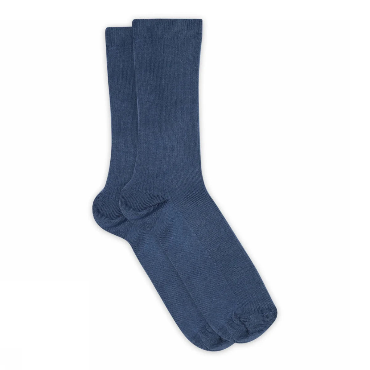 MP strømper fine cotton rib high tide