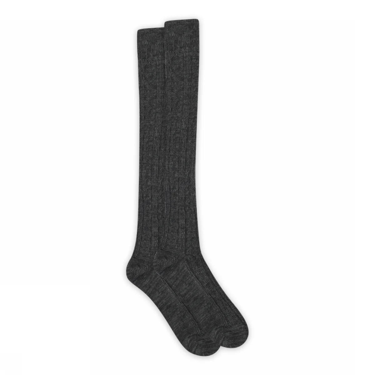 MP Tove knee socks Dark grey melange