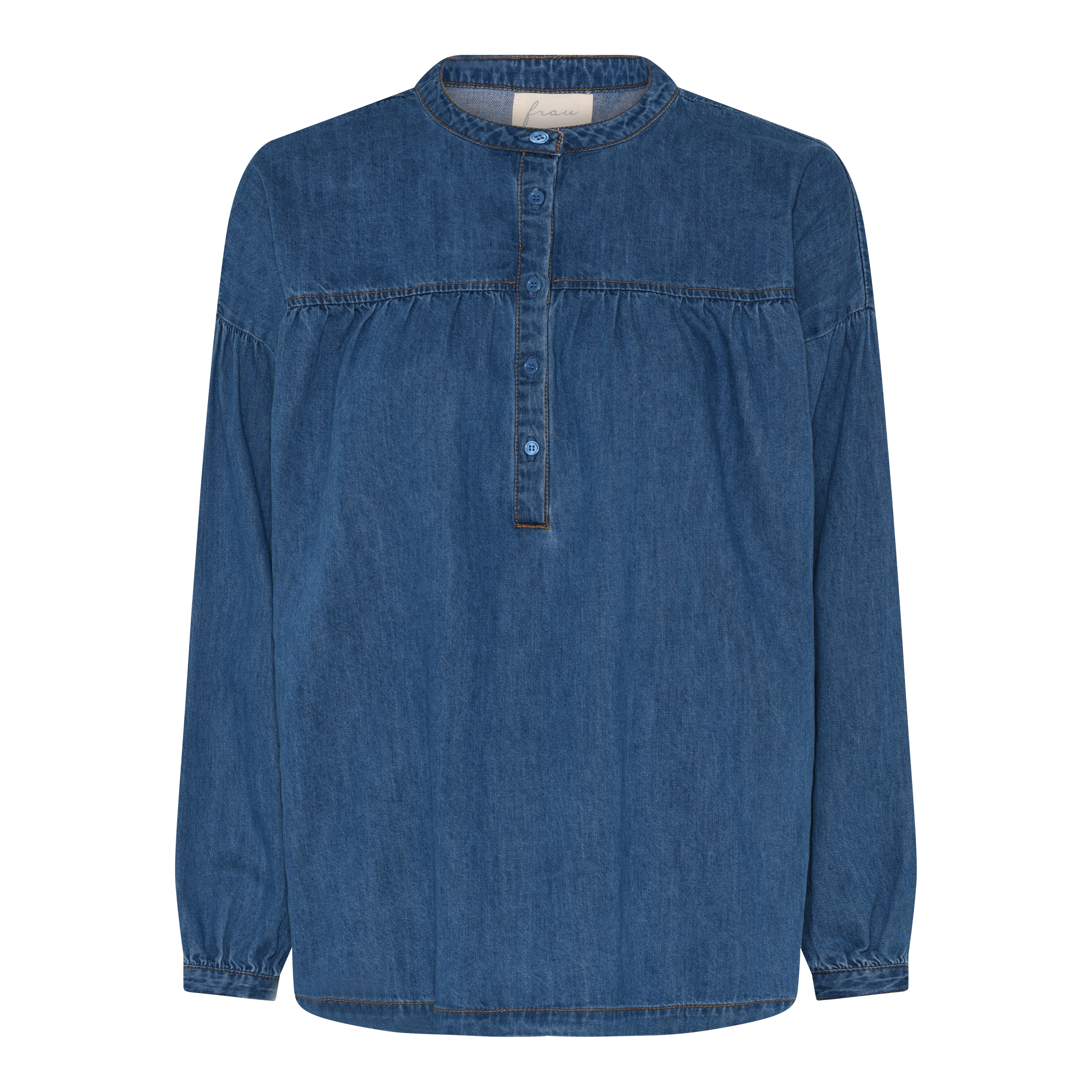 Frau medium blue denim Paris ls shirt