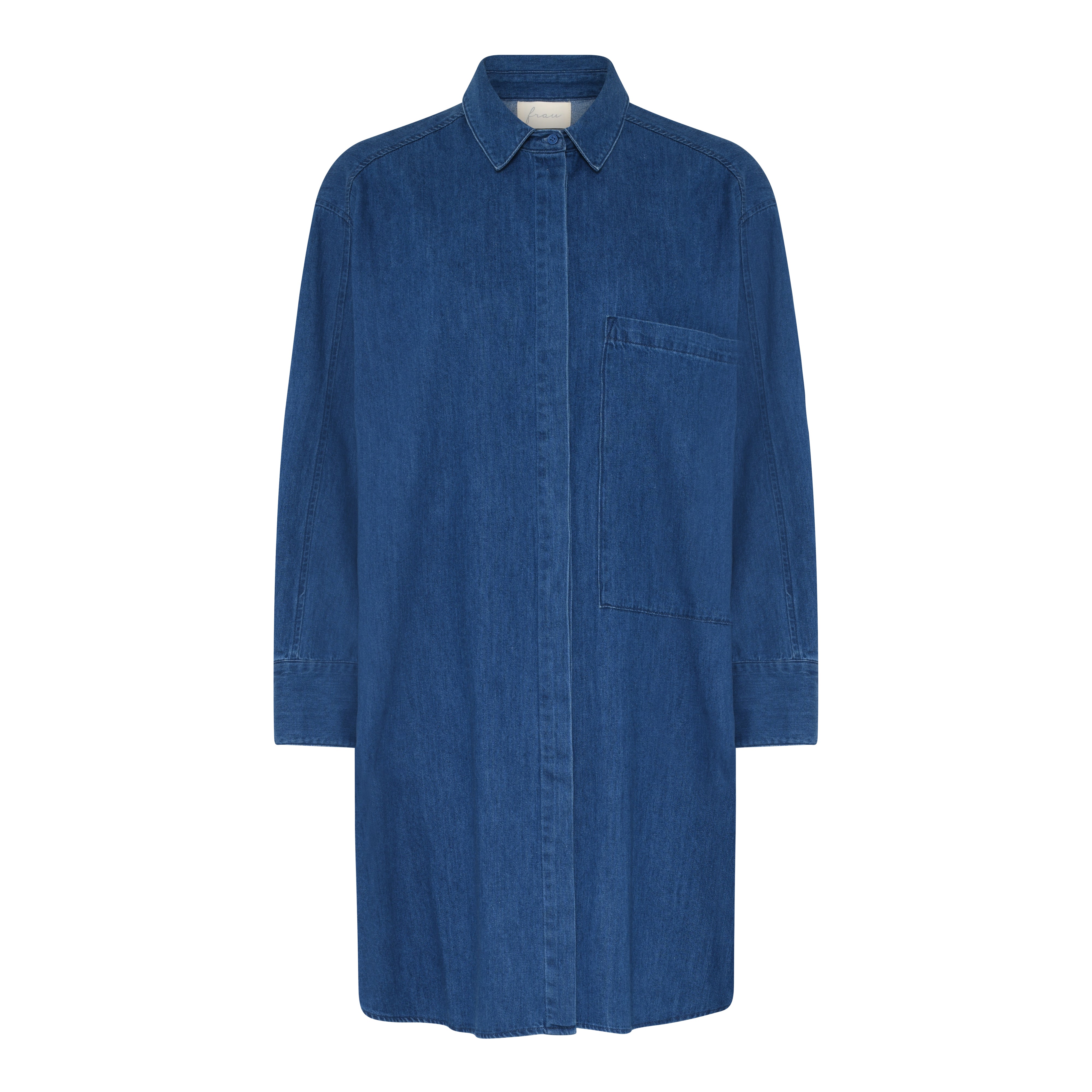 Frau Lyon ls long denim shirt clear blue denim