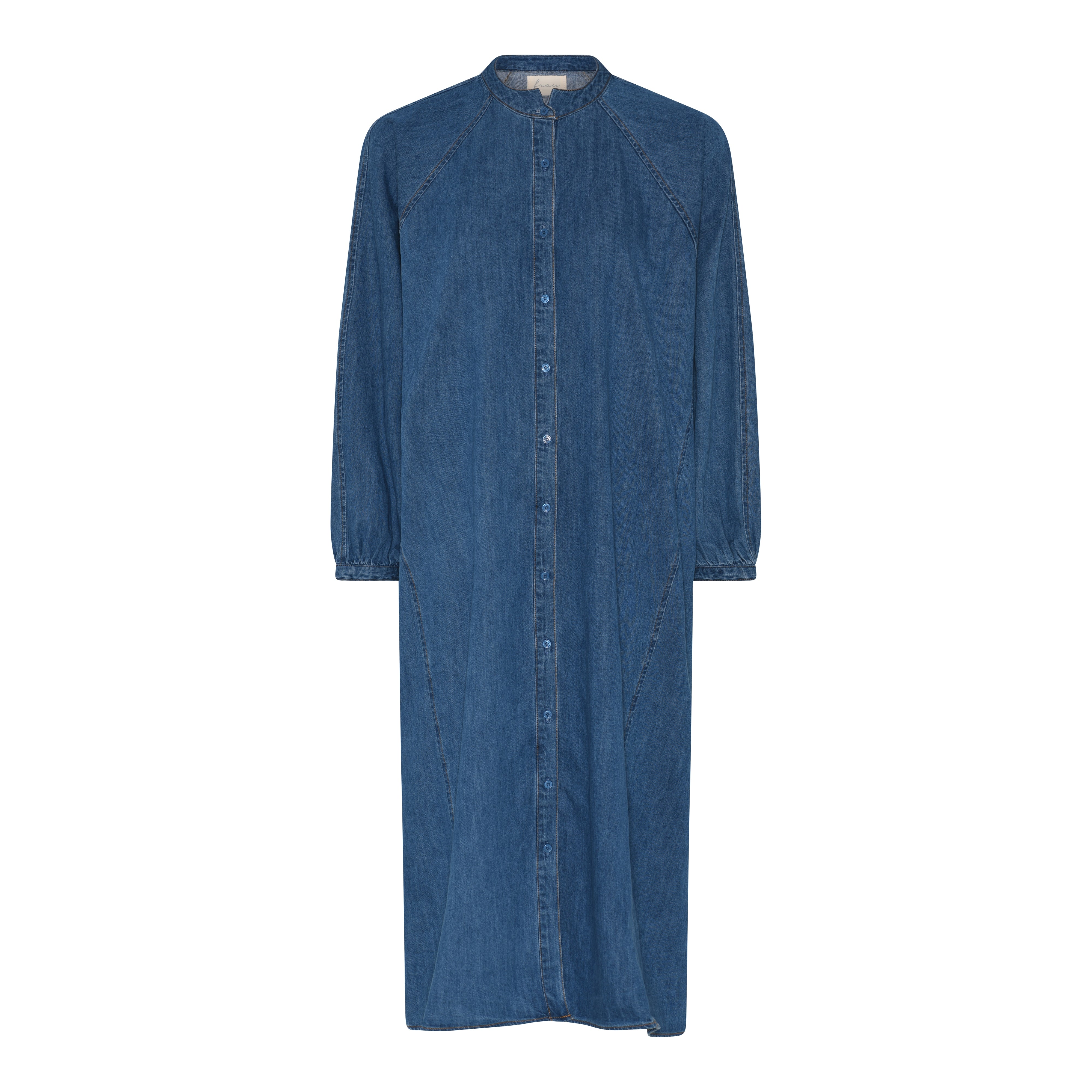 Frau Tokyo ls long shirt medium blue denim