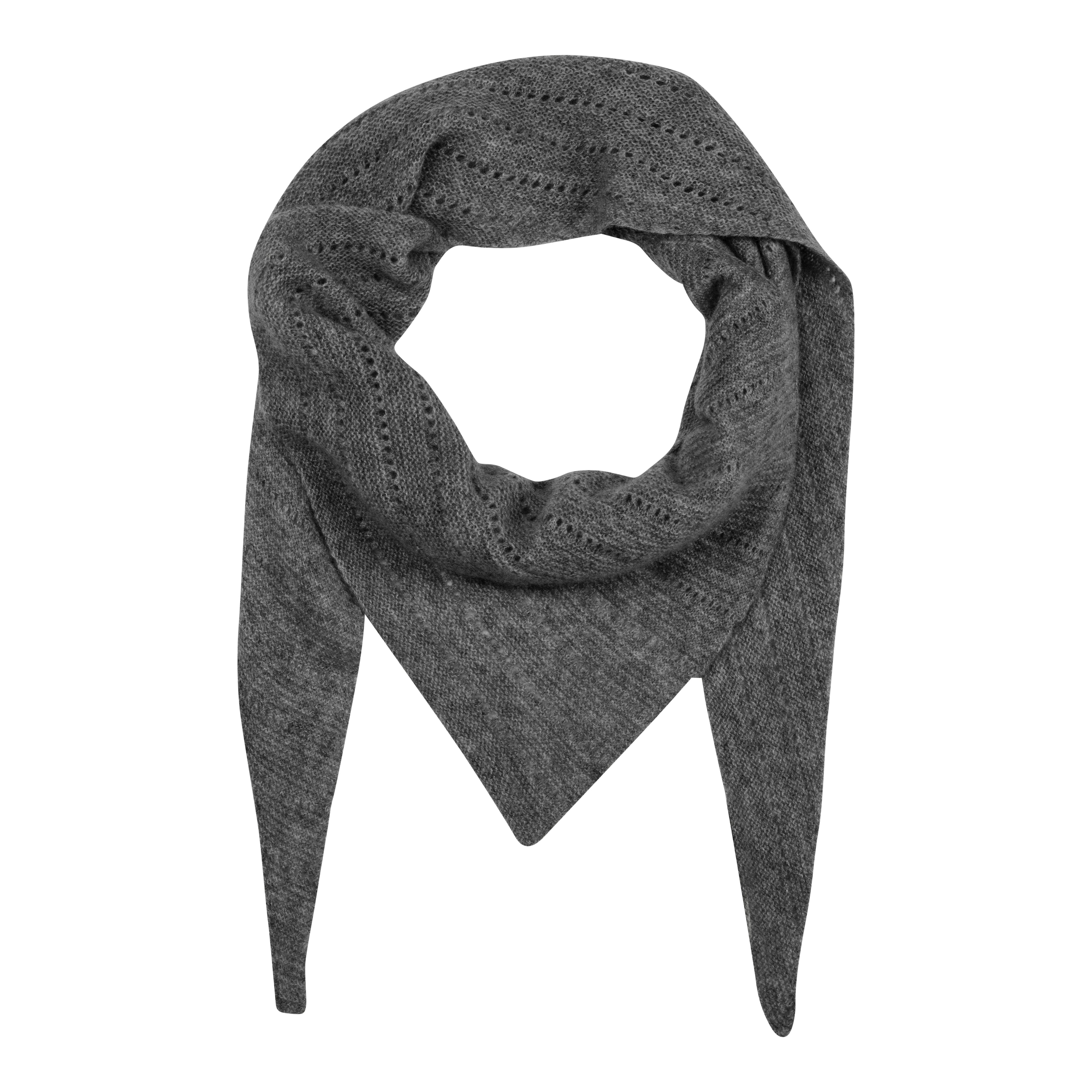 Frau Doha large cashmere scarf night mist