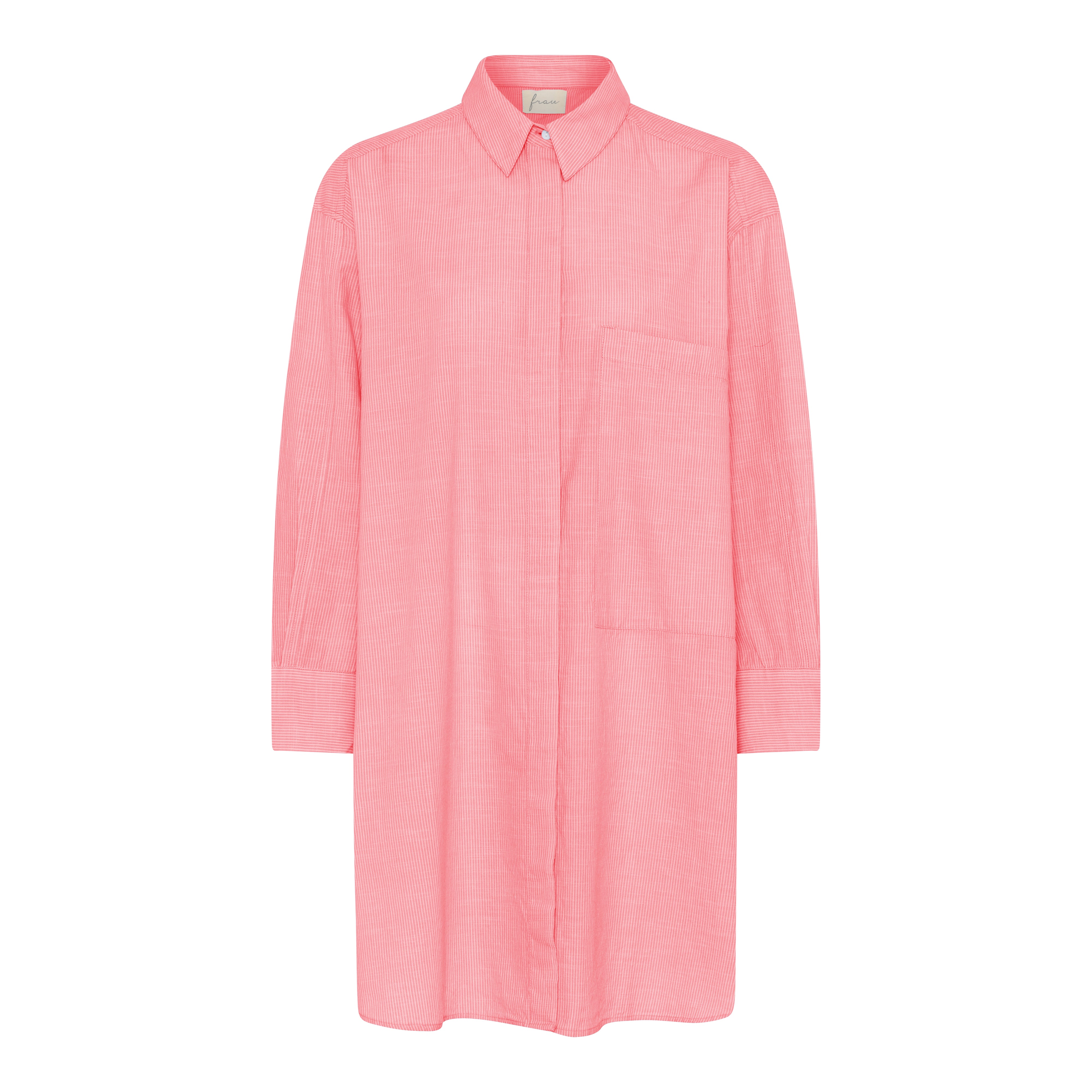 Frau Lyon ls long shirt Hot coral stripe