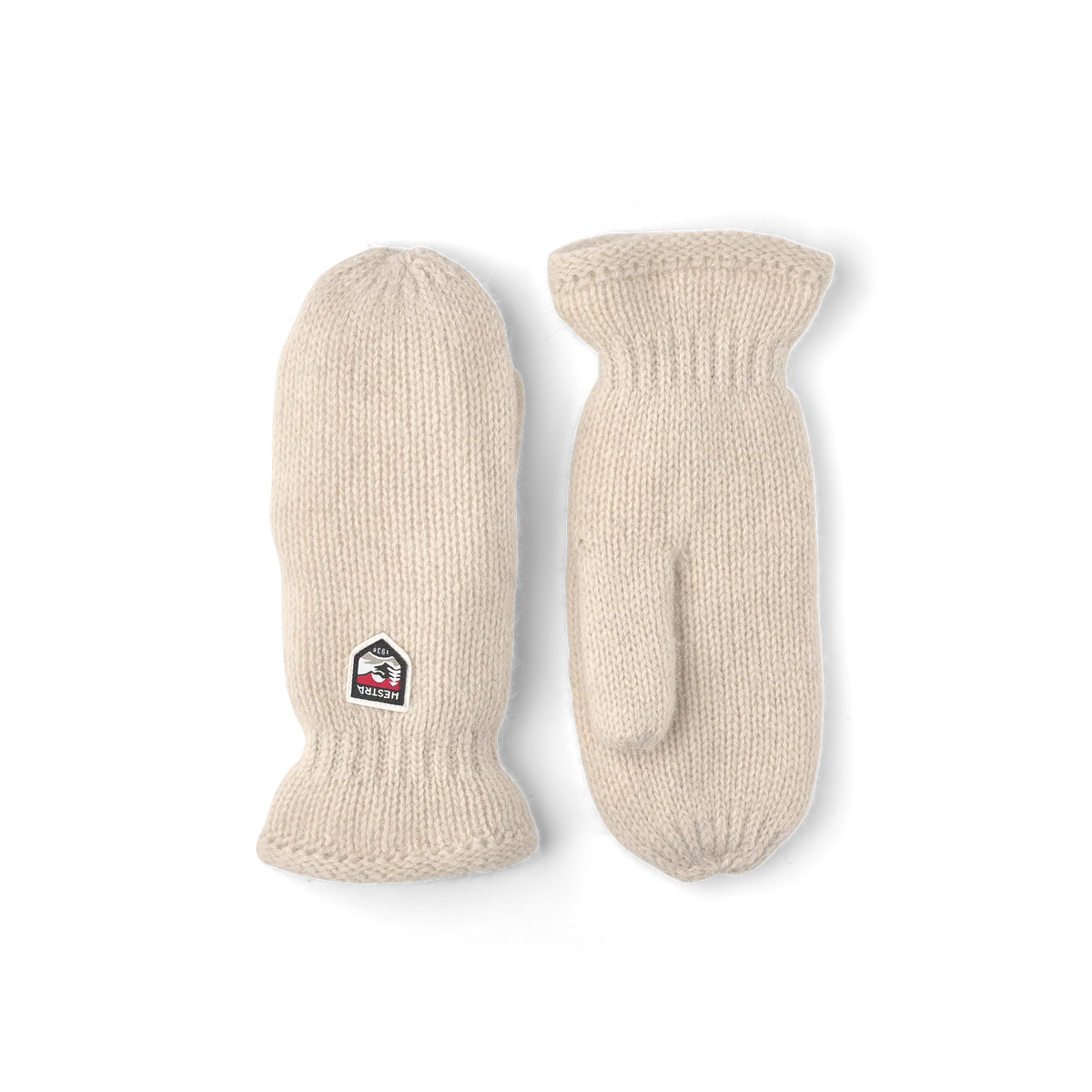 Hestra basic wool mitt Offwhite