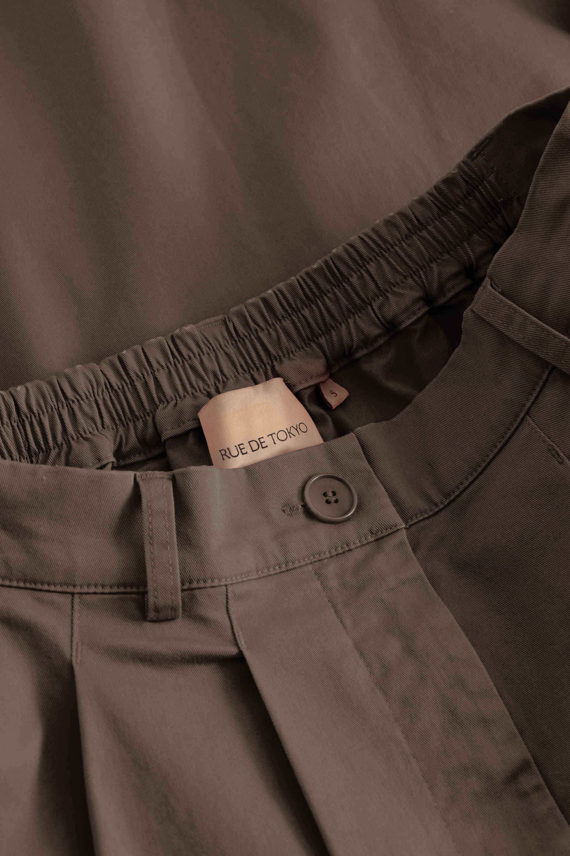 Rue de Tokyo Pen twill Malt brown