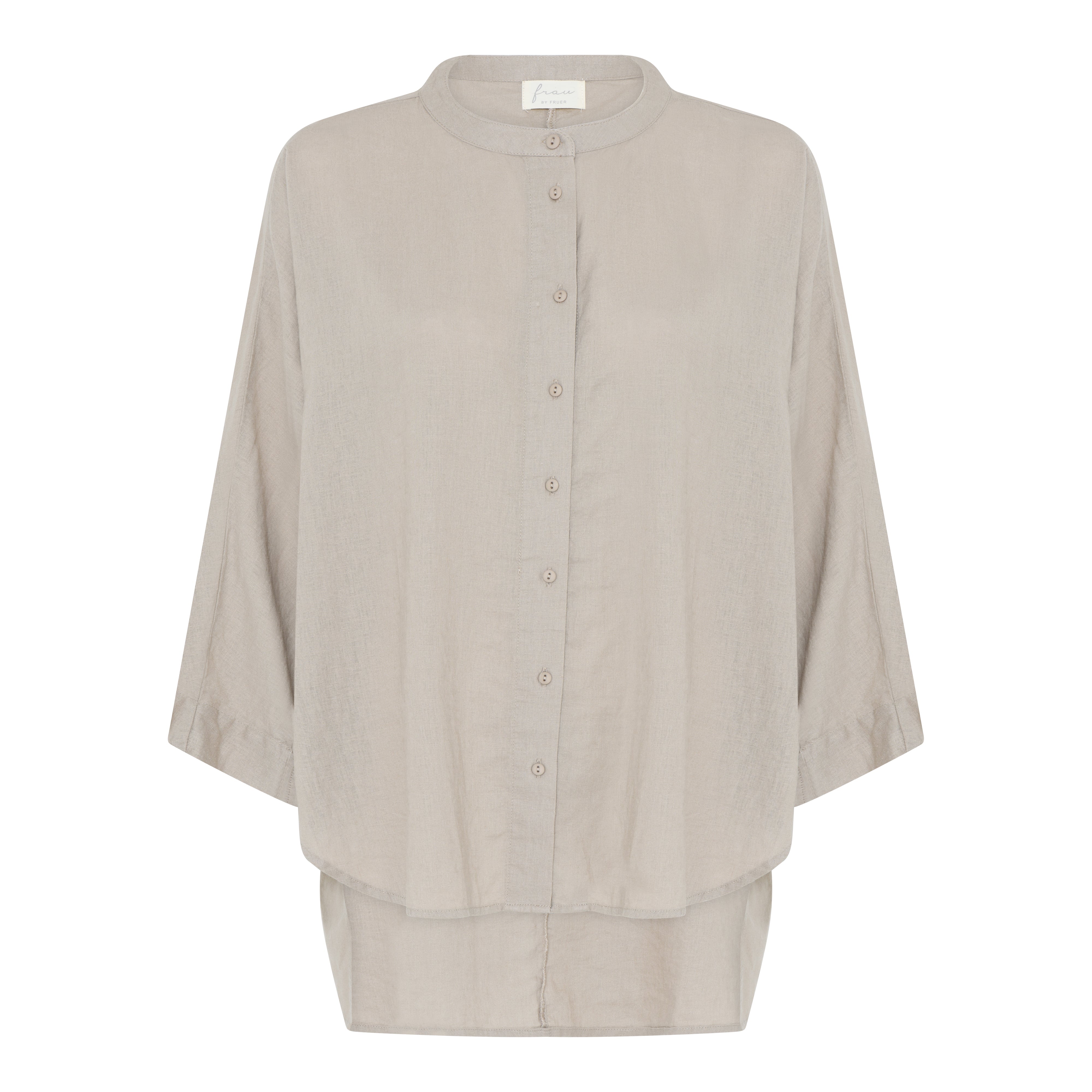 Frau linen Seoul short shirt Pure cashmere