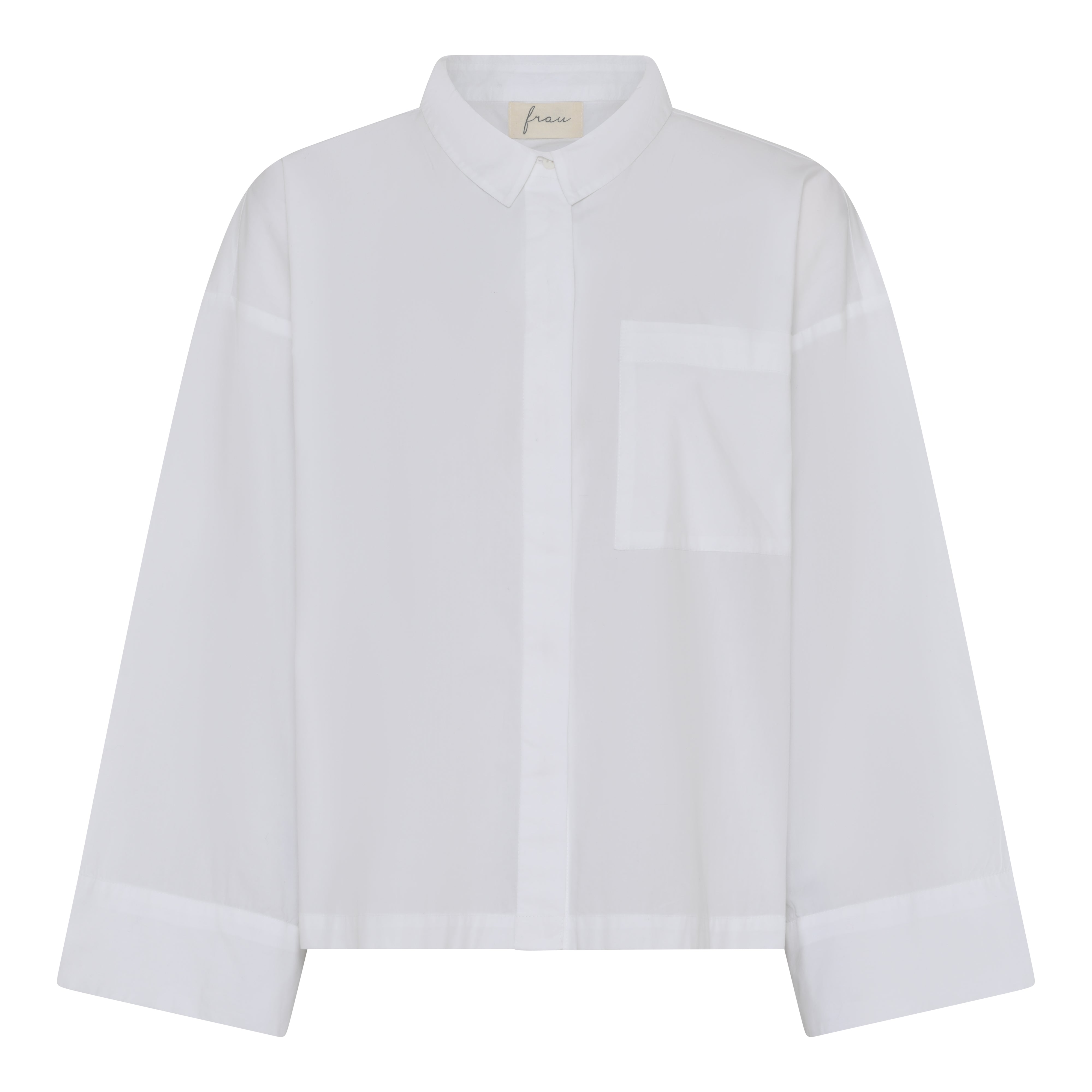 Frau Nice wide sleeve Bright white