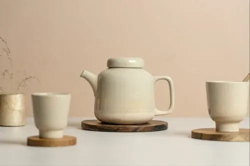 Rutunda teapot Sand