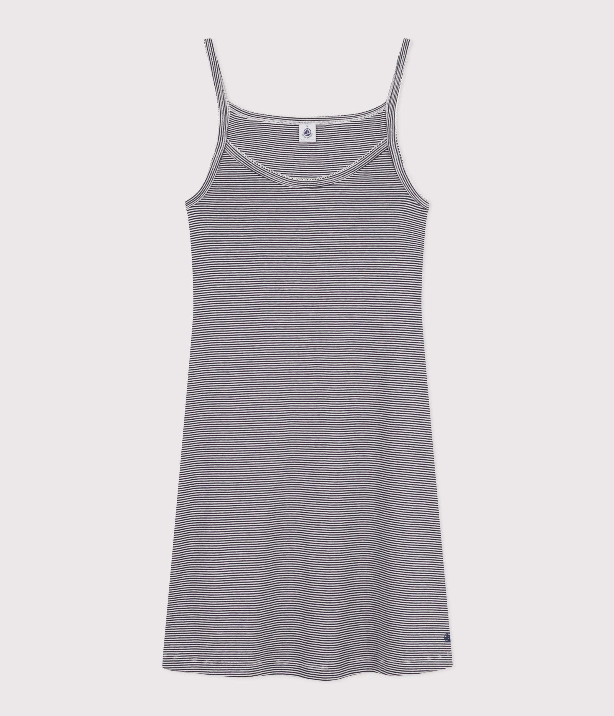 Petit Bateau Daydress smalstribet navy/hvid