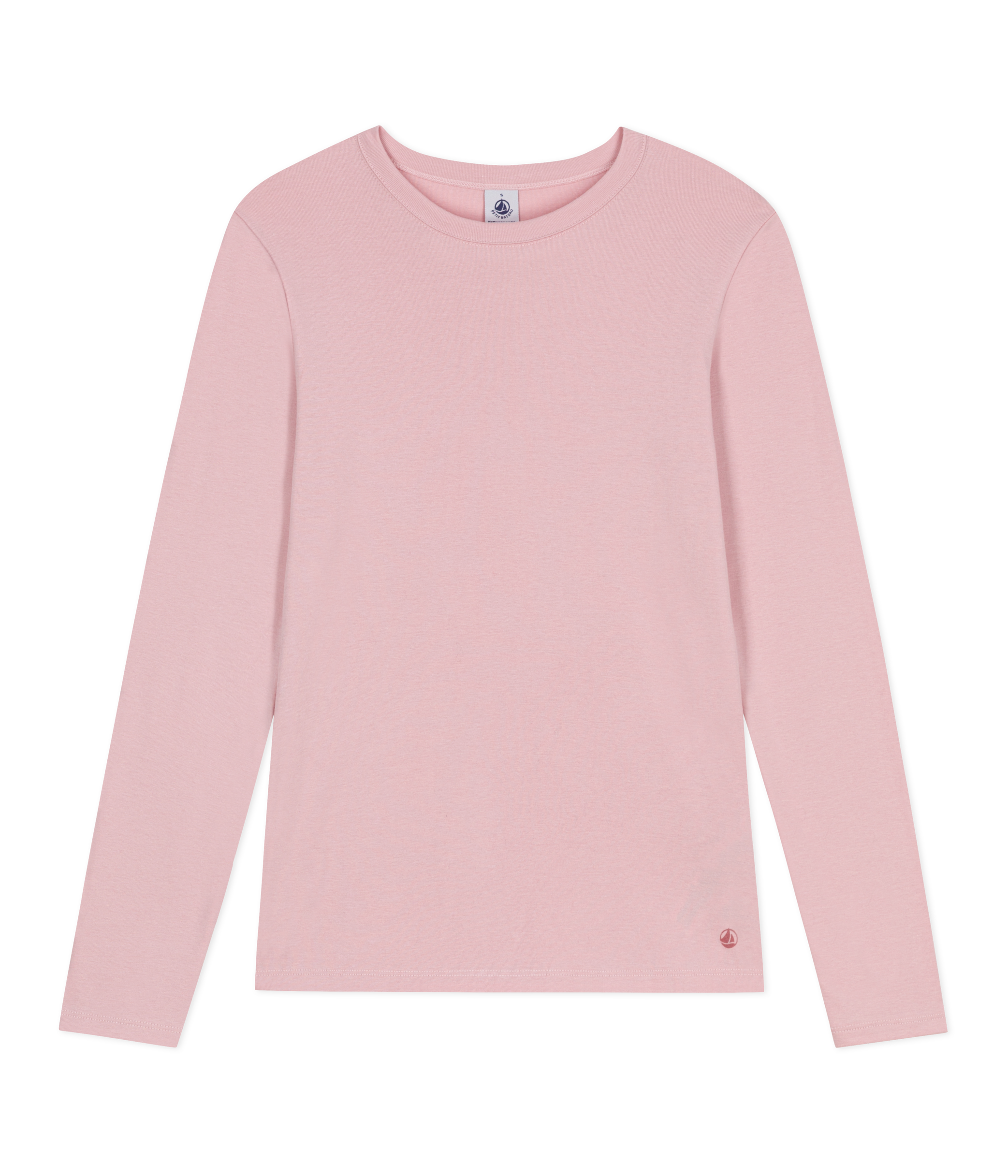Petit Bateau LS tee rosa