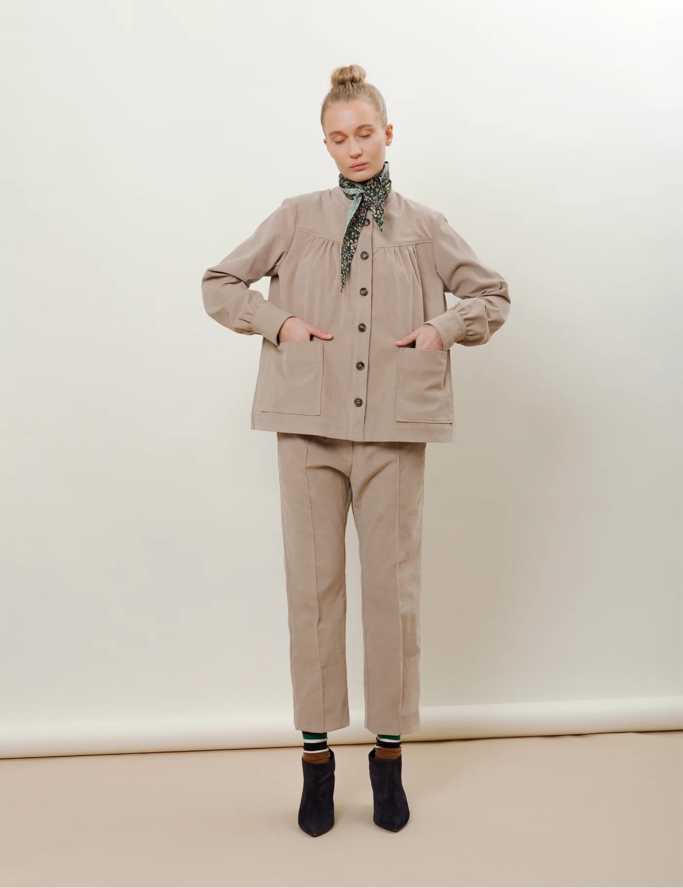 APOF Deluca jacket Sesam baby cord
