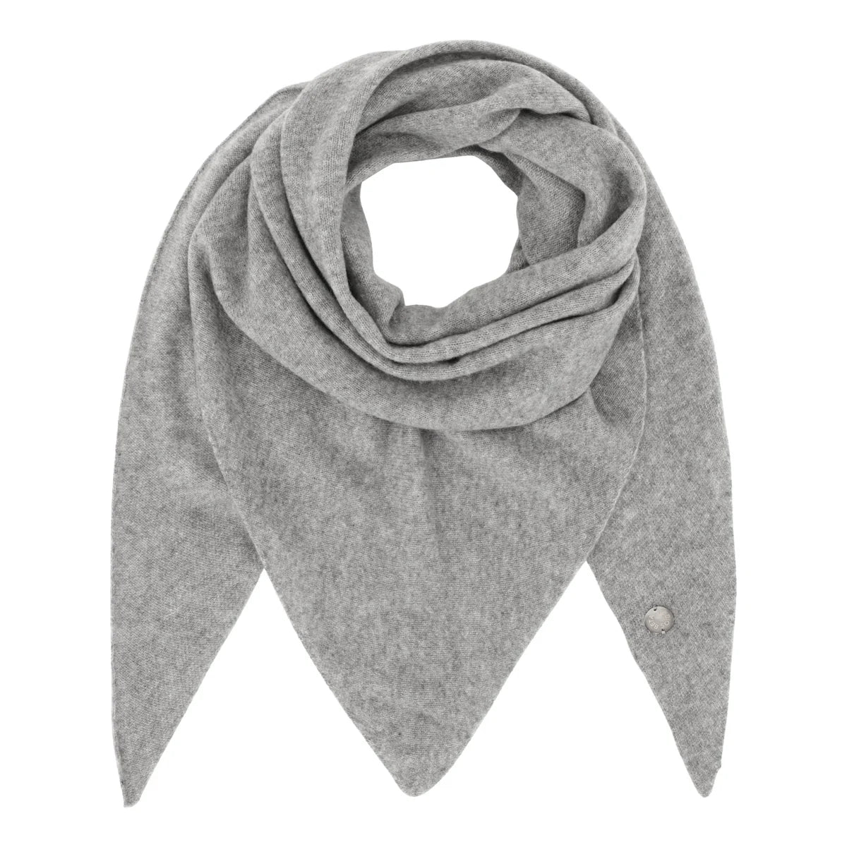 Beta Studios Andrea Triangle Scarf Dark Grey Melange