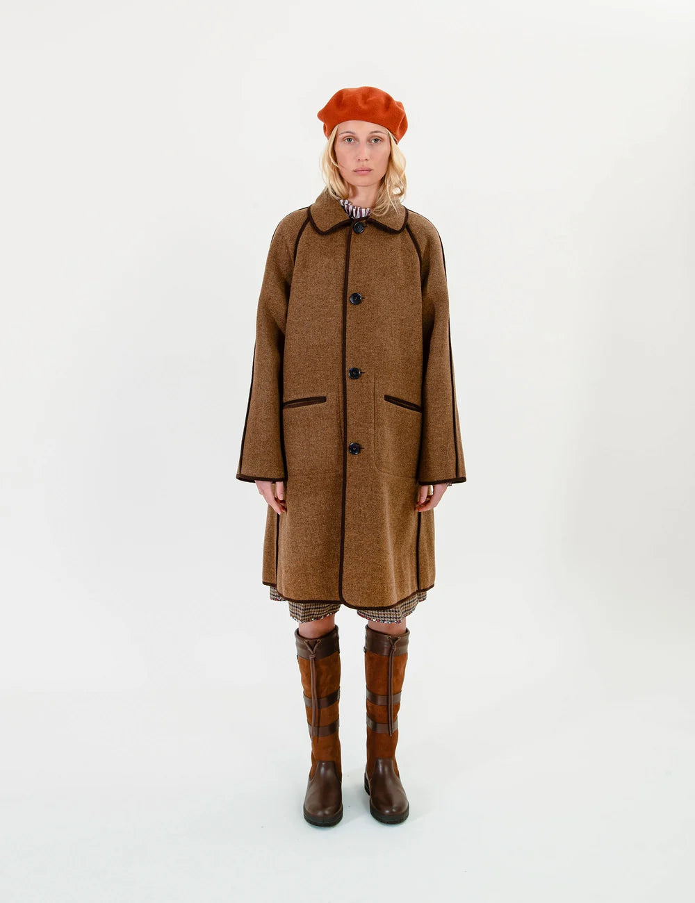 APOF Diana coat double wool