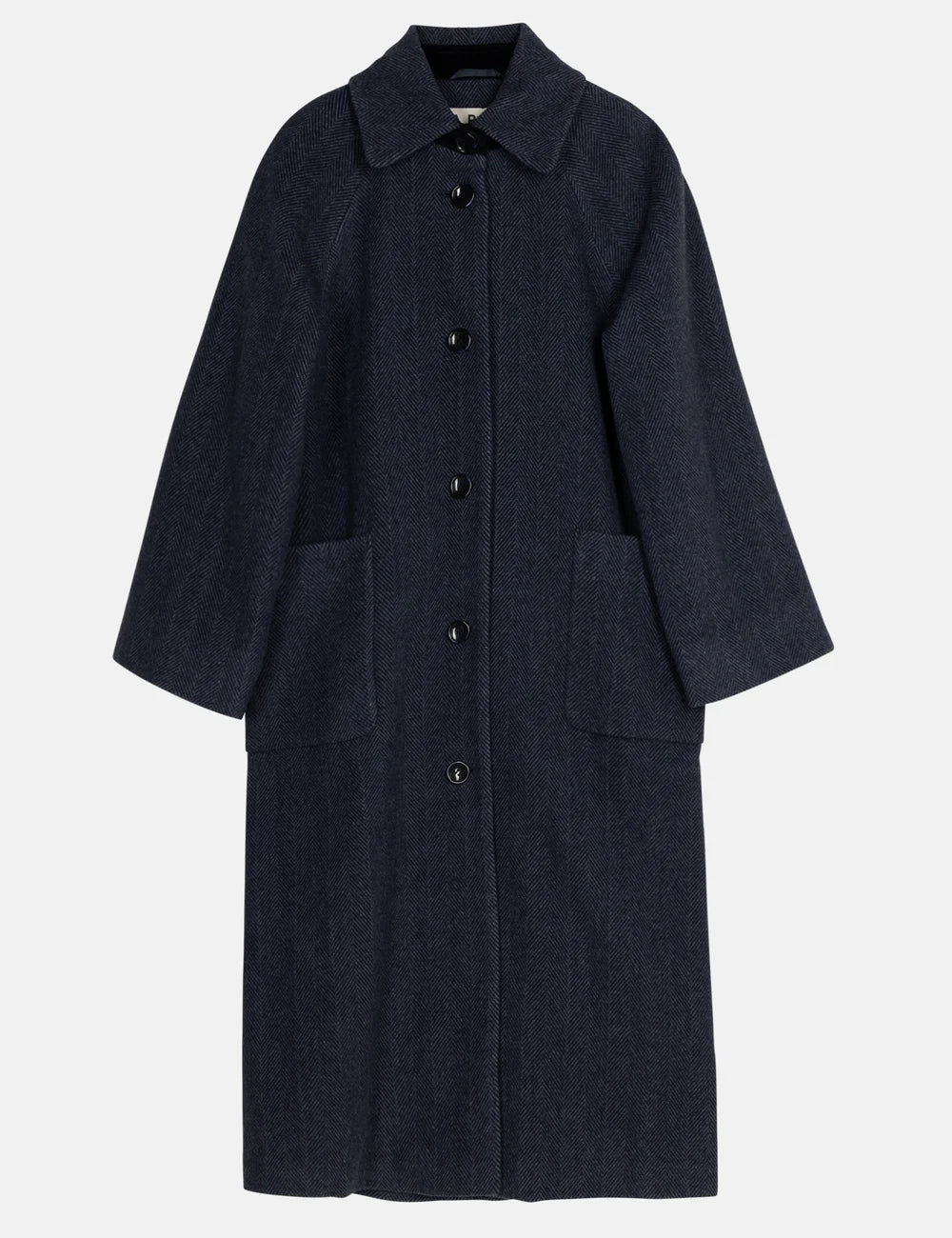 APOF Dyveke coat Herringbone blue