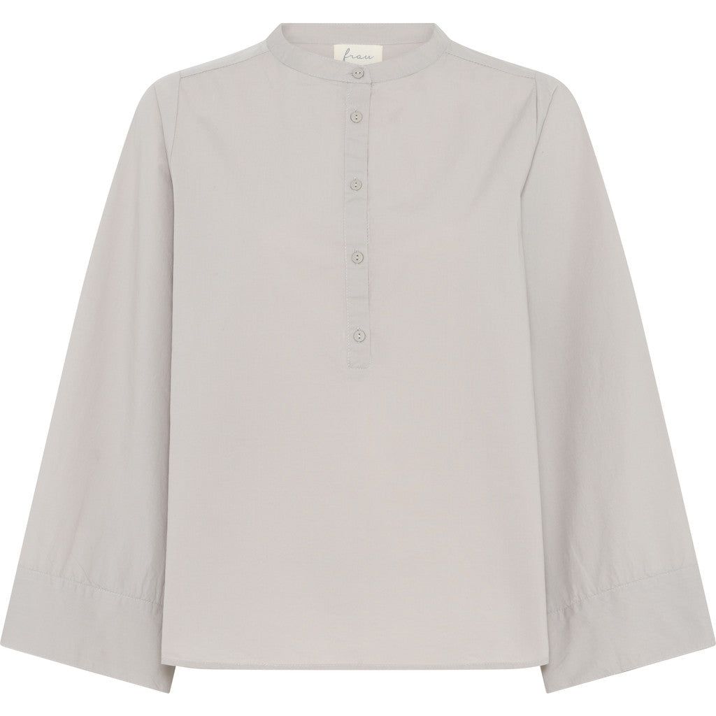Frau Madrid wide sleeve shirt Chateu Gray
