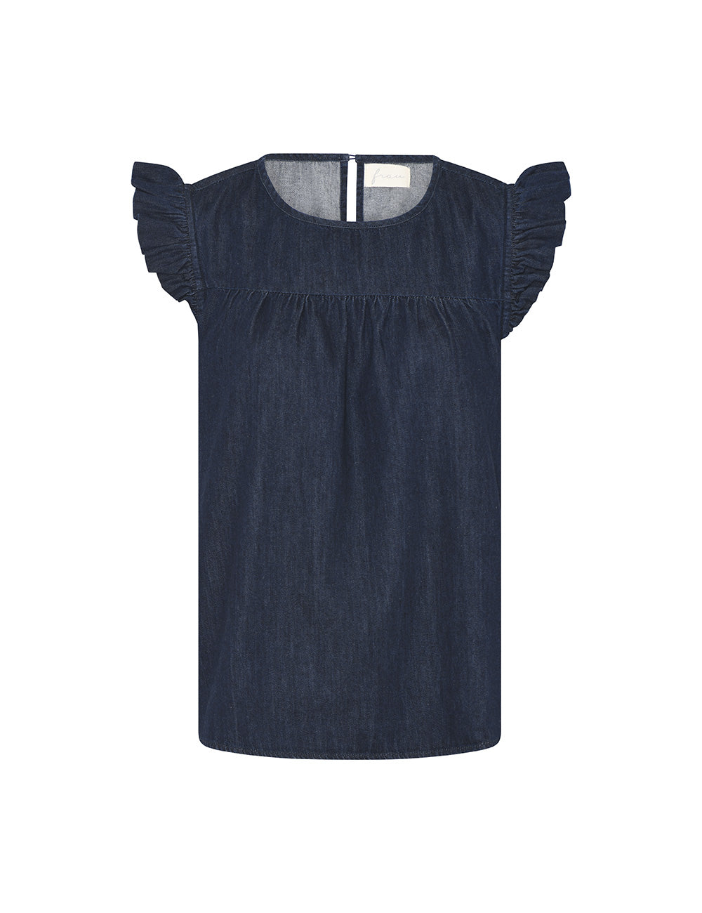 Frau Stockholm top dark blue denim