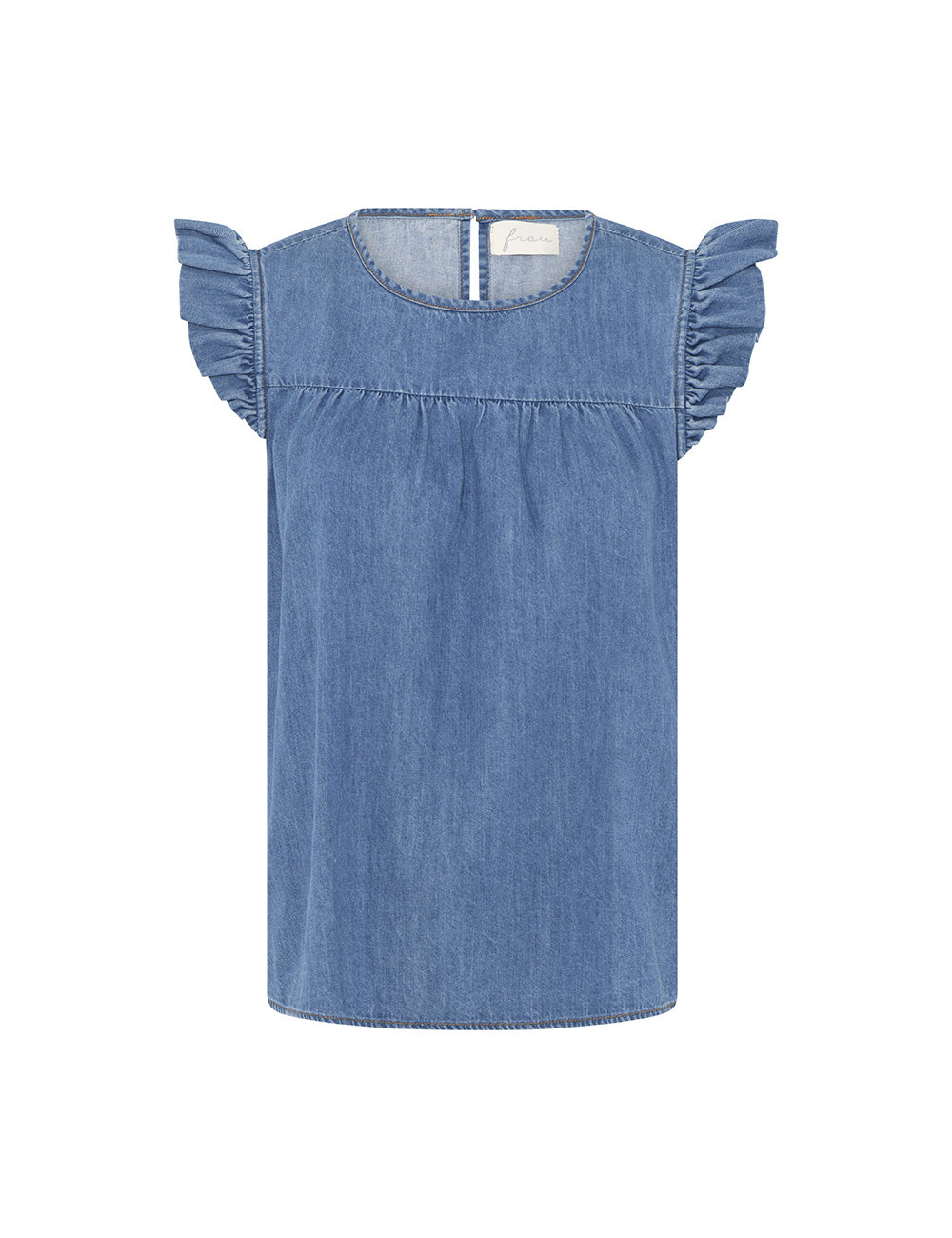 Frau Stockholm top medium blue denim