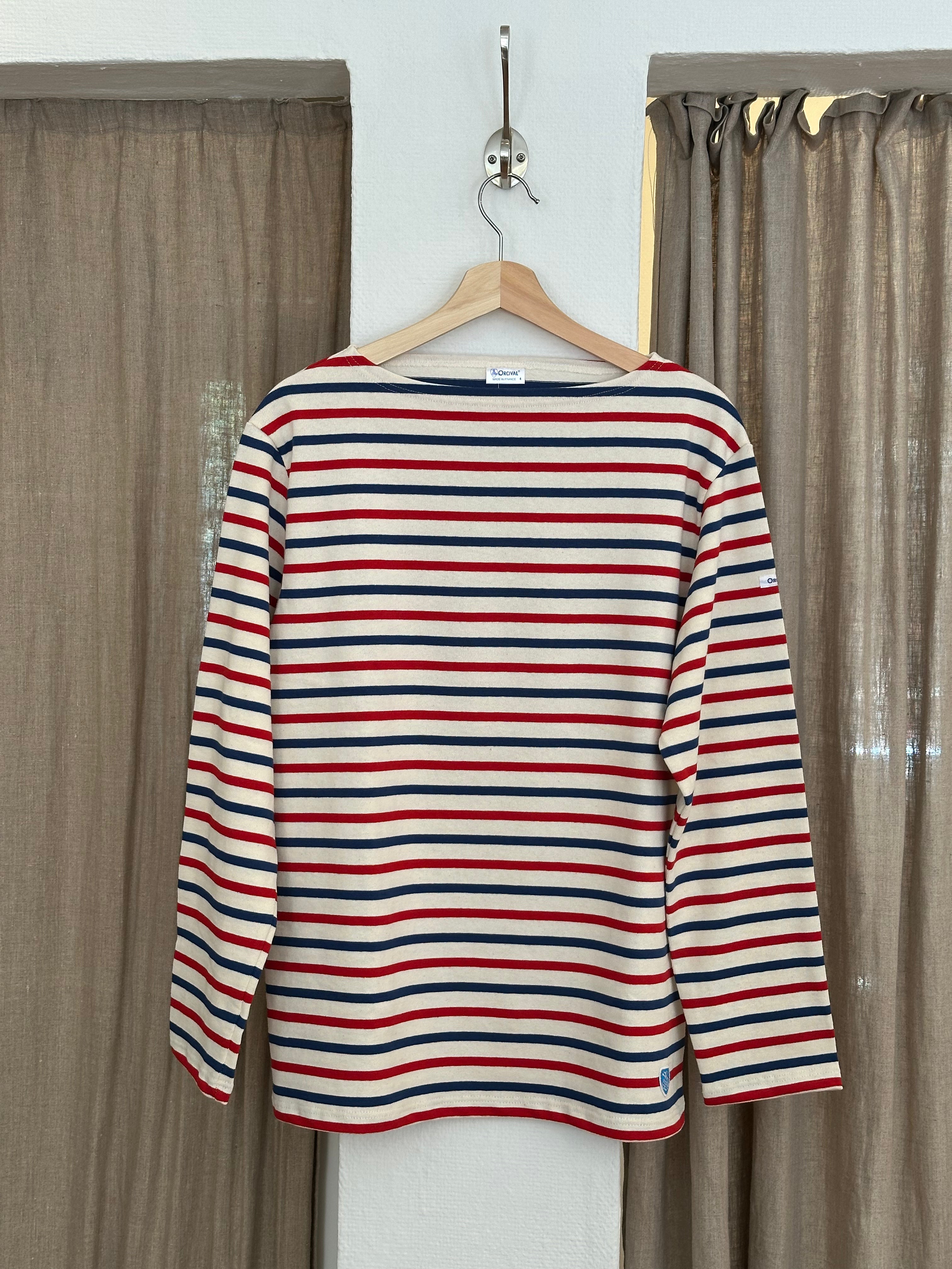 Orcival unisex bluse tricolore