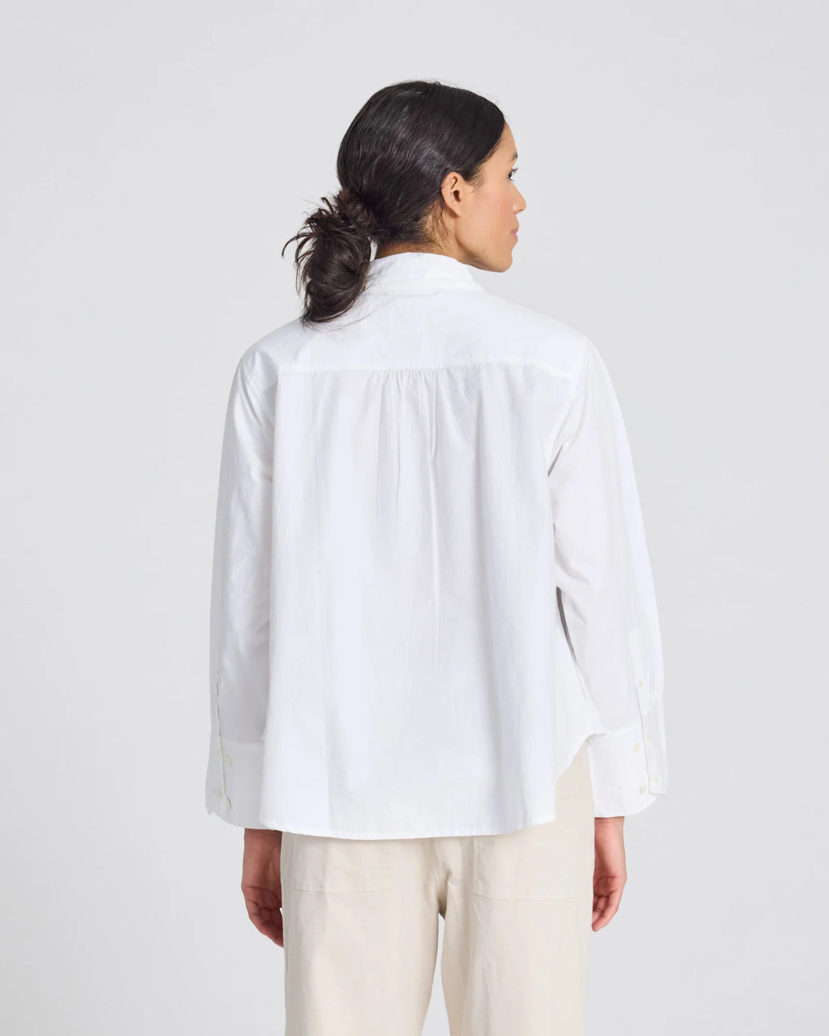 Gai+Lisva Isabella LS poplin shirt Hvid