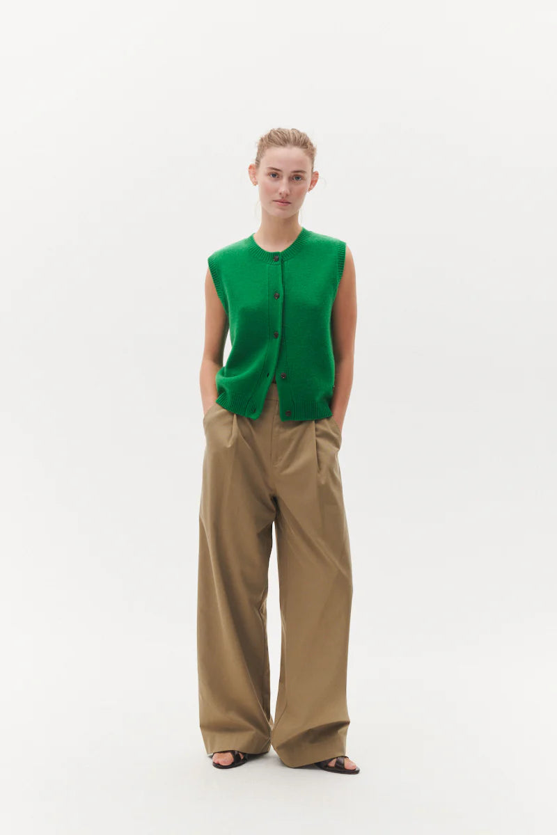 Beta Studio Klara pant Army khaki