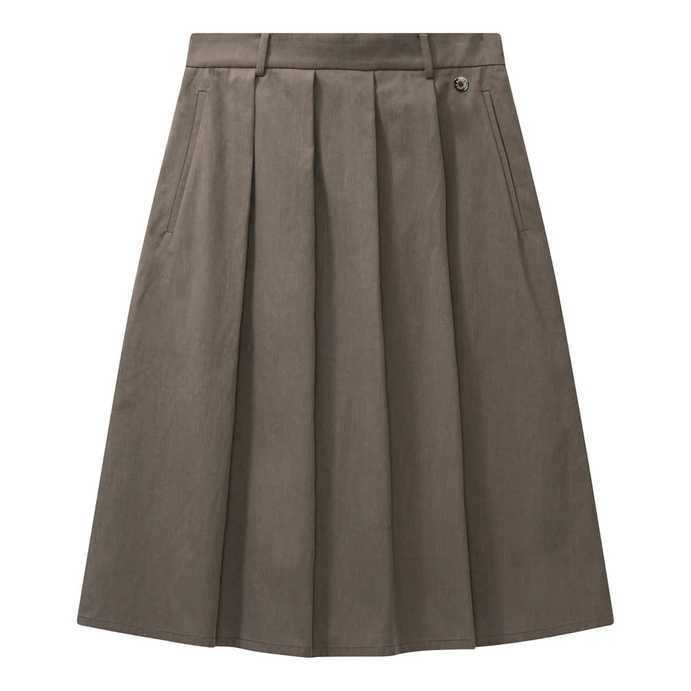 Beta Studios Kornelia skirt Canteen grey