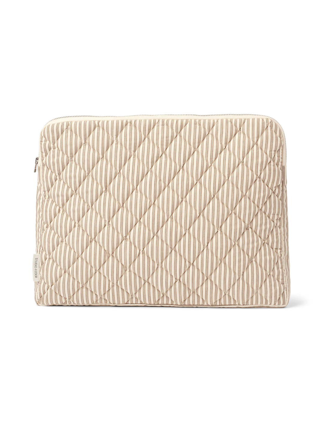 Studio Feder Lara Laptop case brown beach stripe