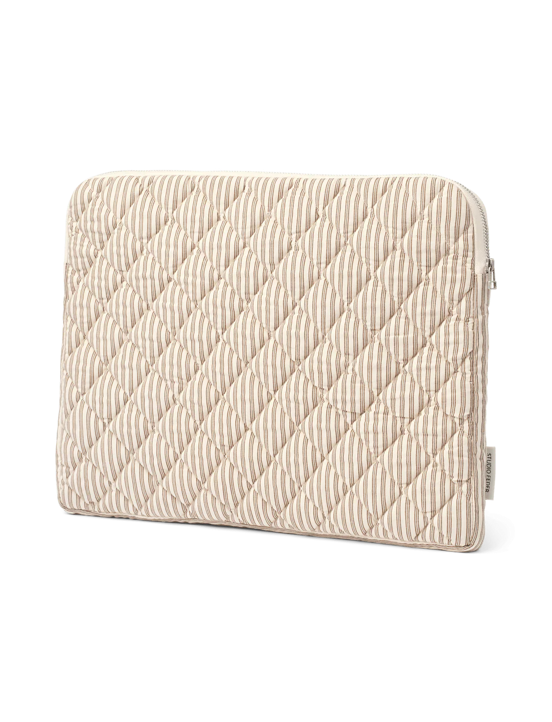 Studio Feder Lara Laptop case brown beach stripe