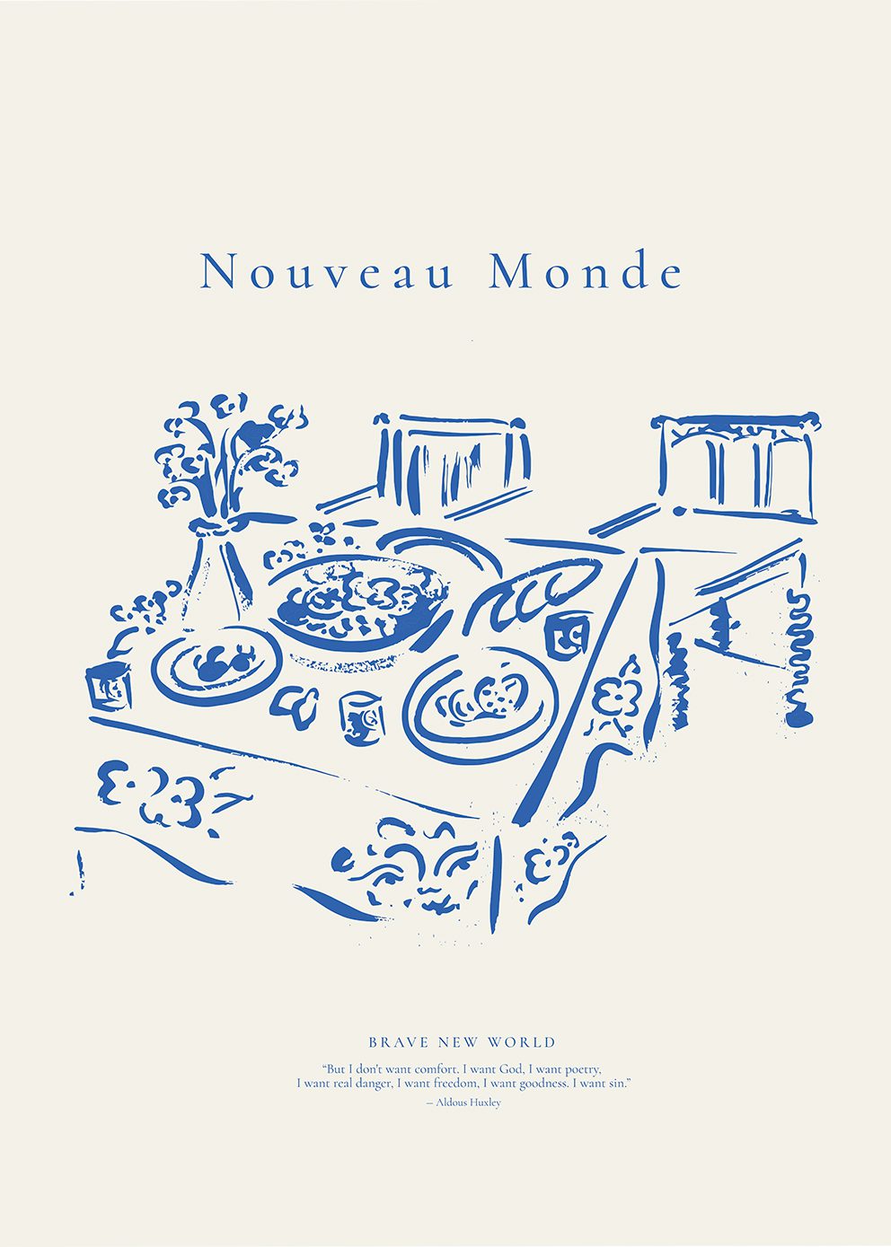 Lucrecia Rey Caro Nouveau monde A5 art card