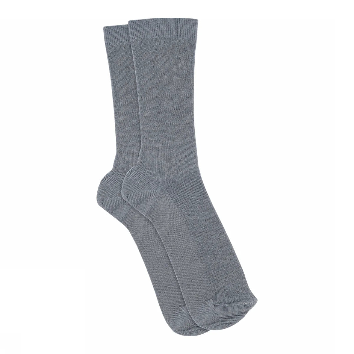 MP Fine cotton rib socks 4222 Stone blue
