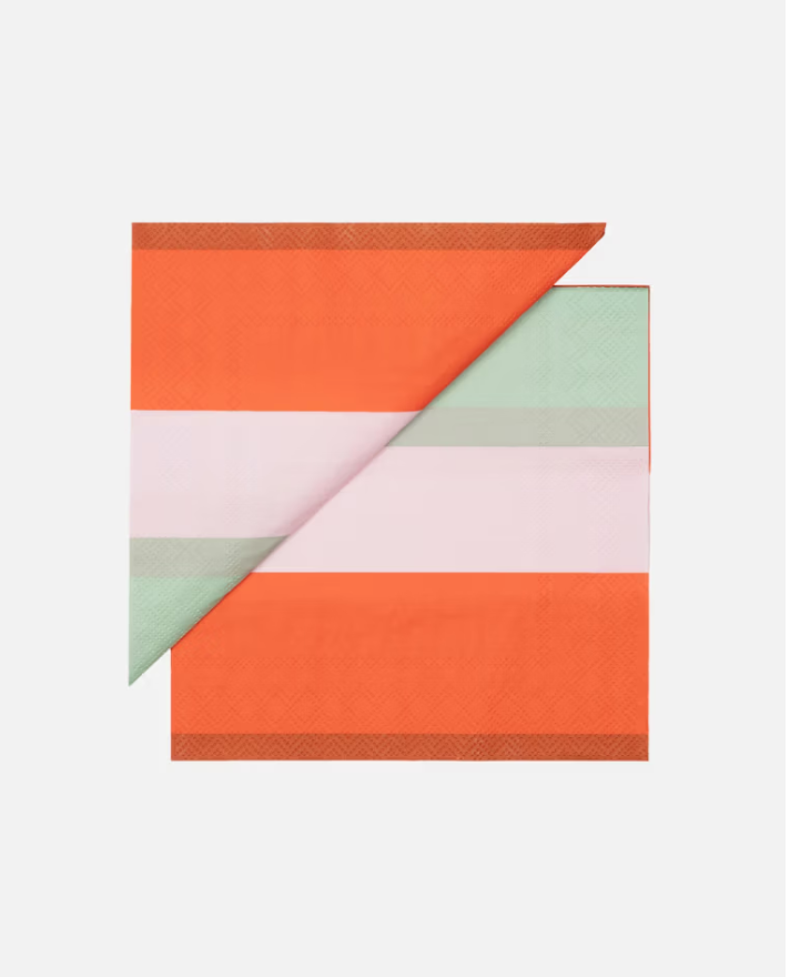 Marimekko frokost servietter Hennika orange