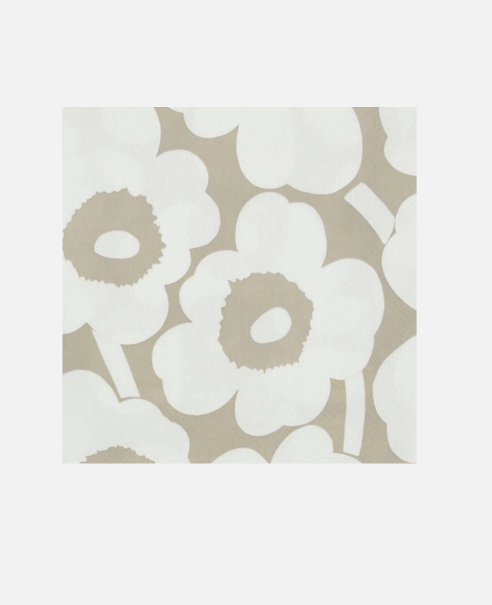 Marimekko frokost servietter Unikko cream