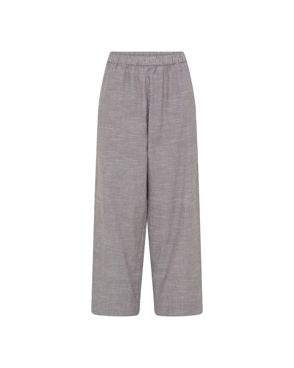 Frau Melbourne ankle pant Coffee quartz stripe