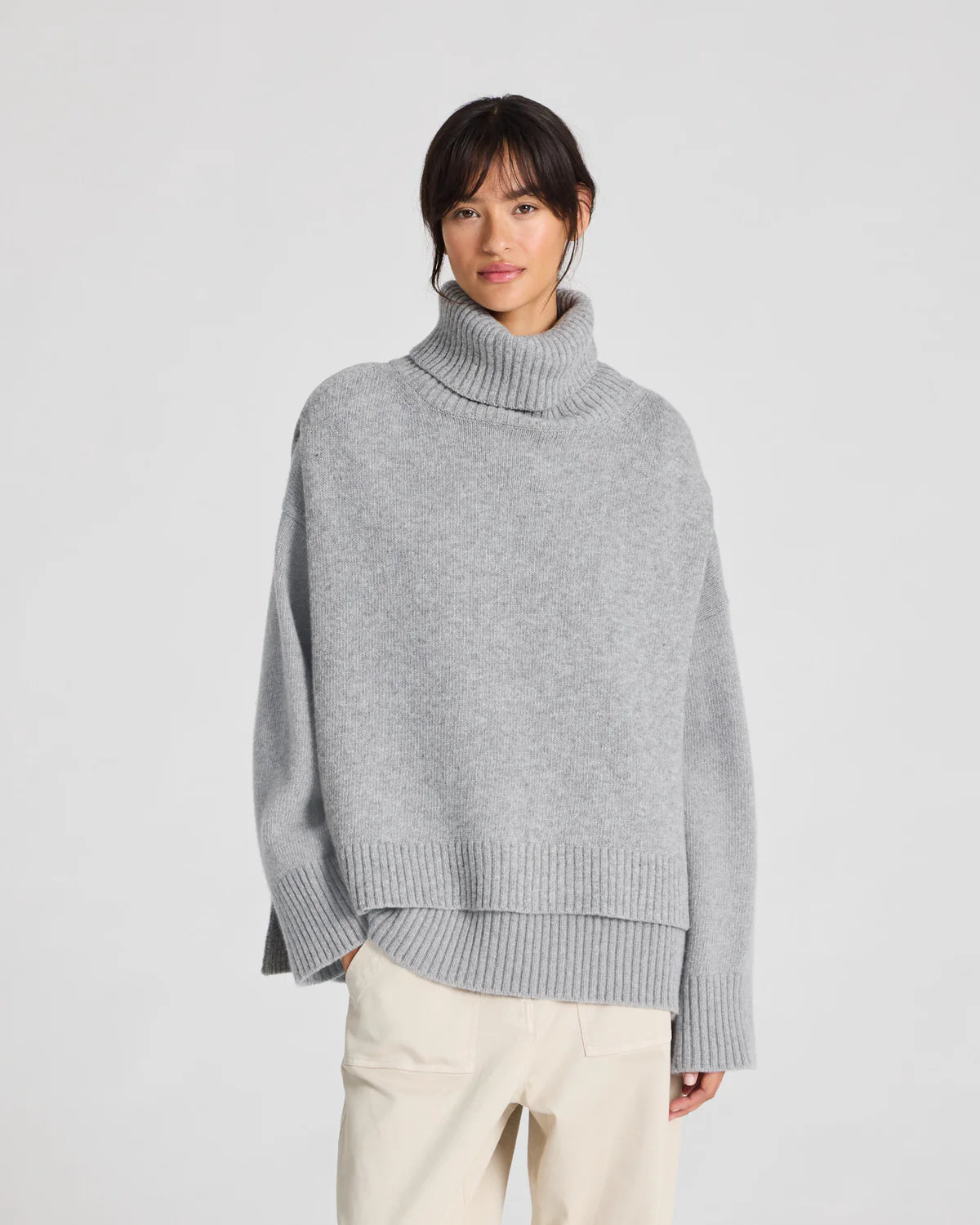 Gai+Lisva Michelle neck piece grey melange