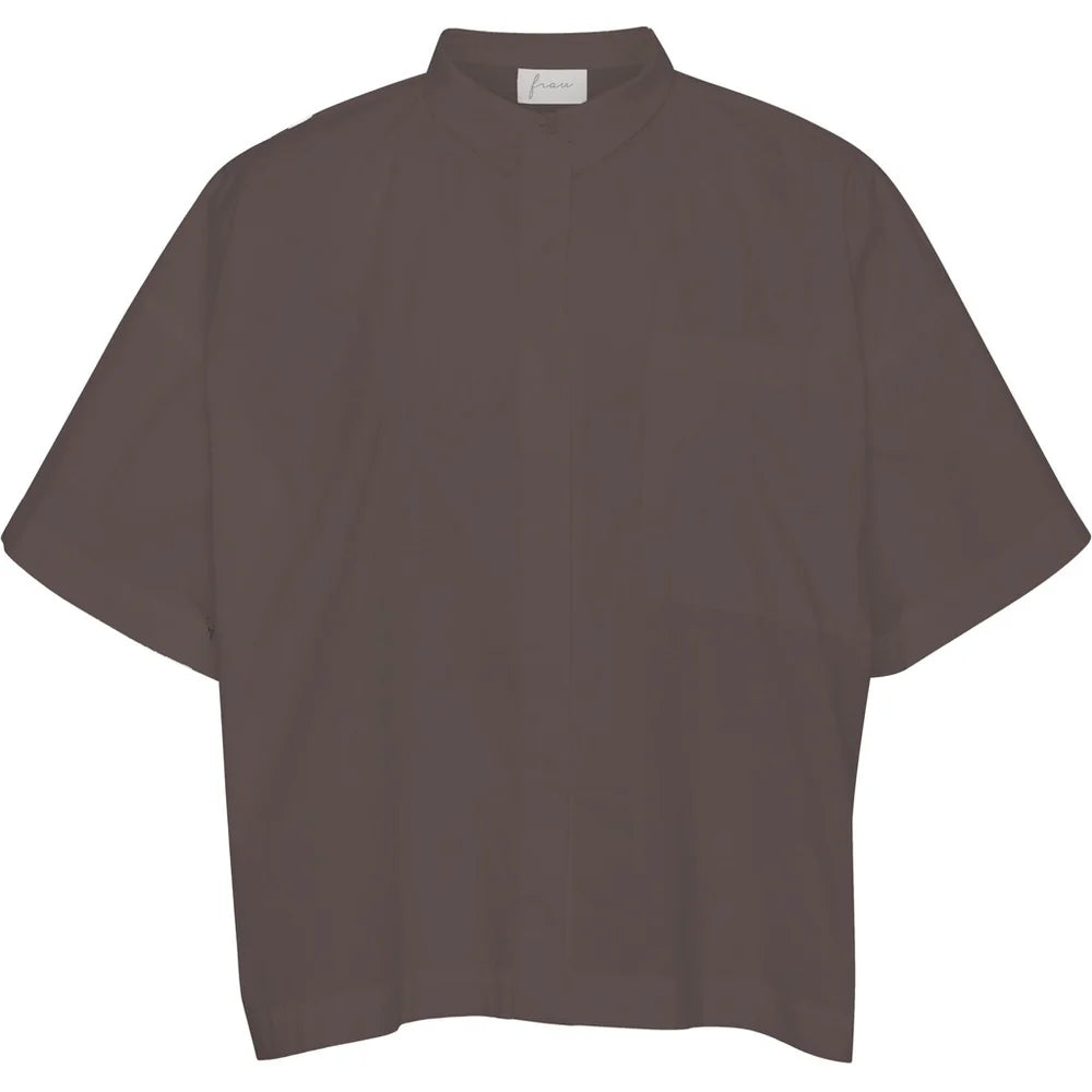 Frau Nice ss shirt coffee quartz