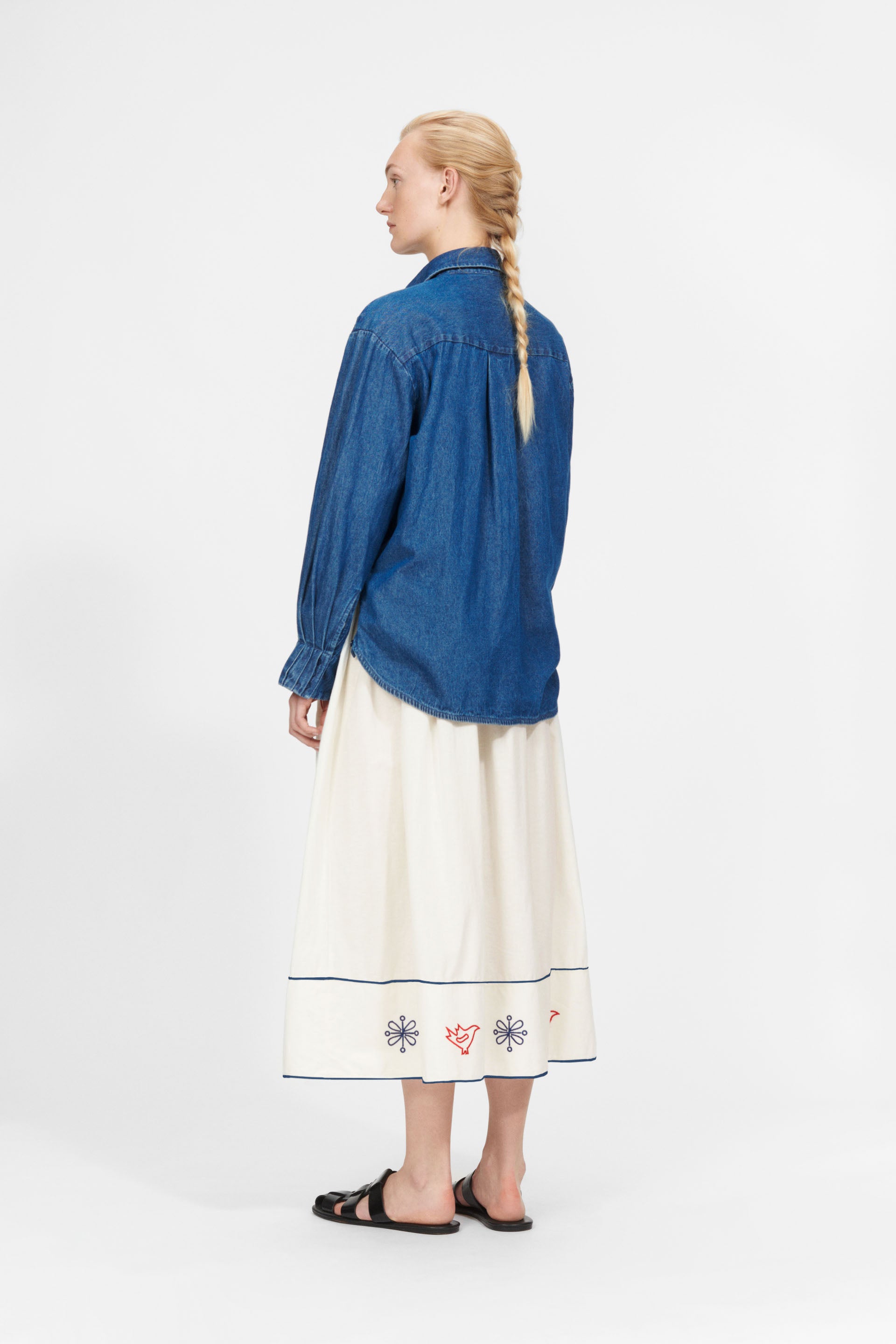Nue Notes York shirt denim blue