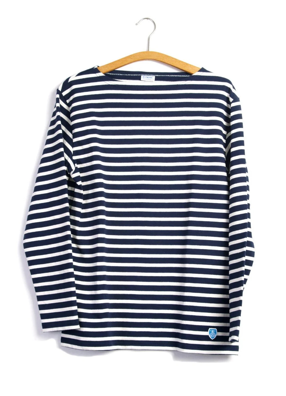 Orcival unisex bluse marine/ecru