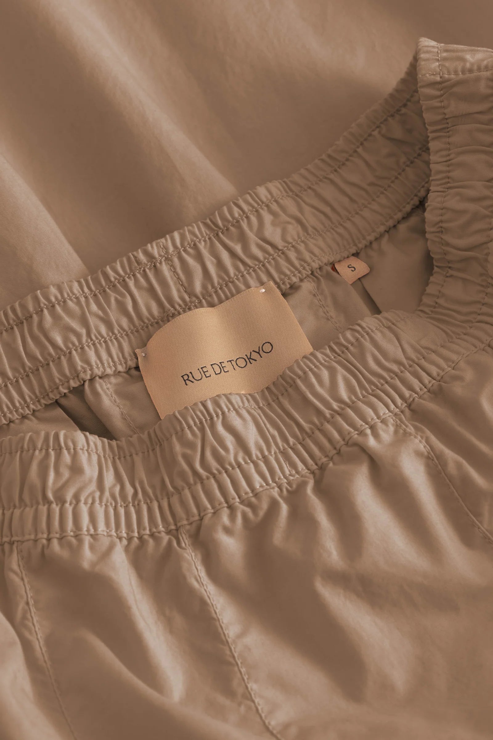 Rue de Tokyo Polly skirt poplin Mocha