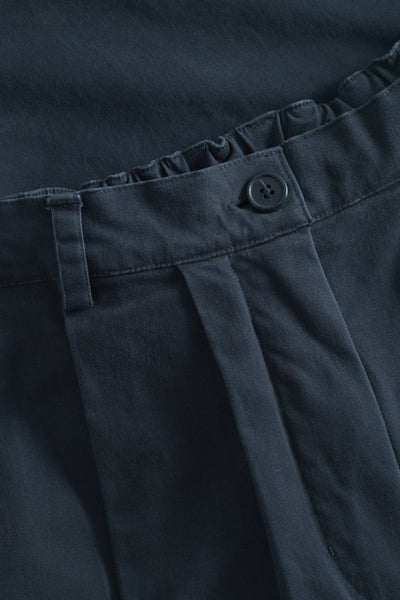 Rue de Tokyo Prudie pre dyed twill dark navy
