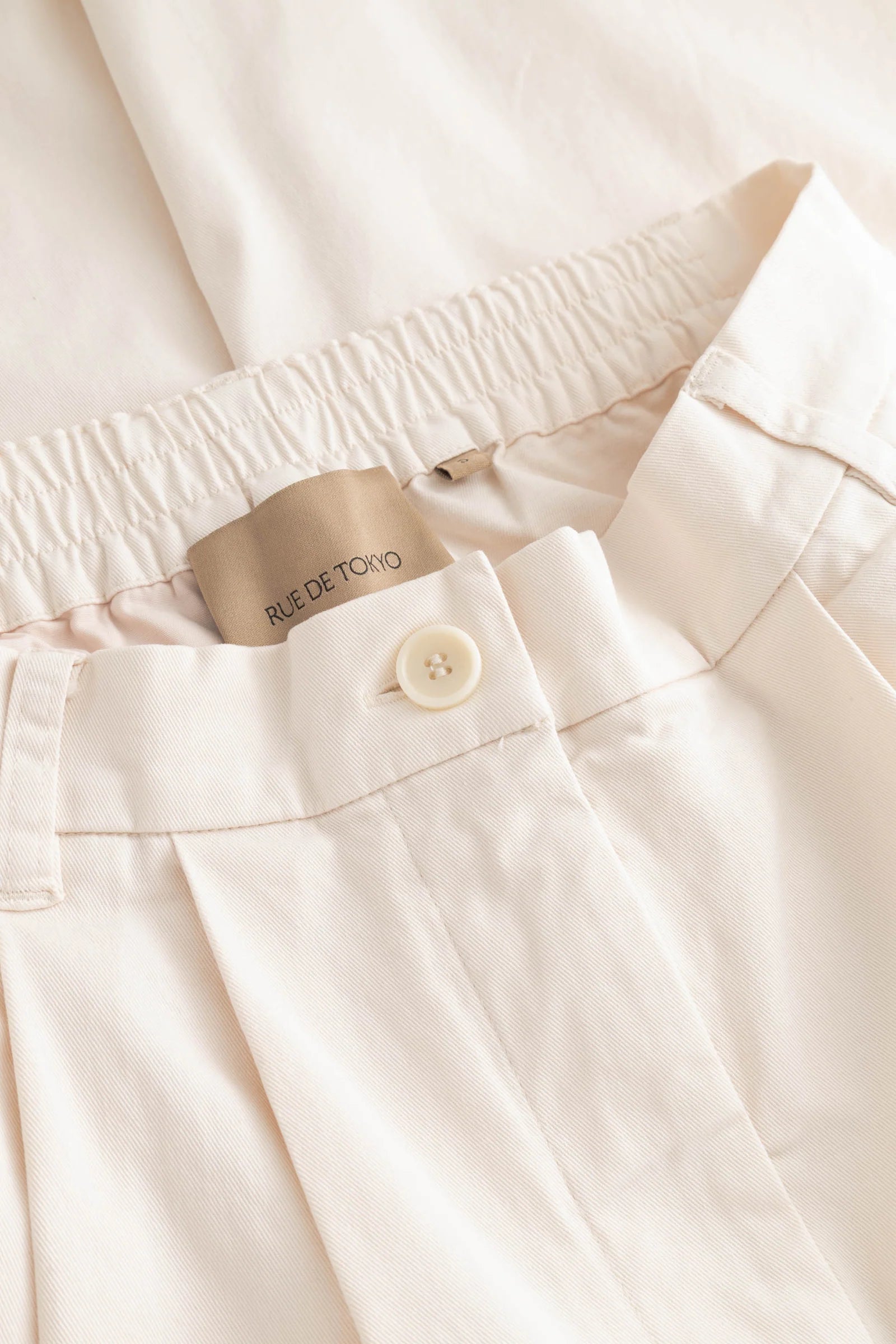 Rue de Tokyo Prudie twill Eggshell