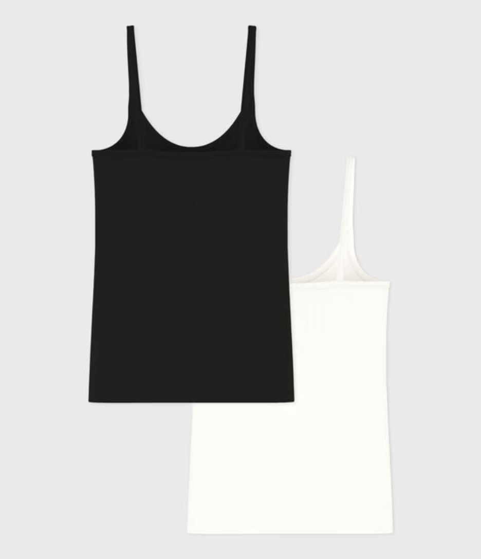 Petit Bateau tynd stroptop sort