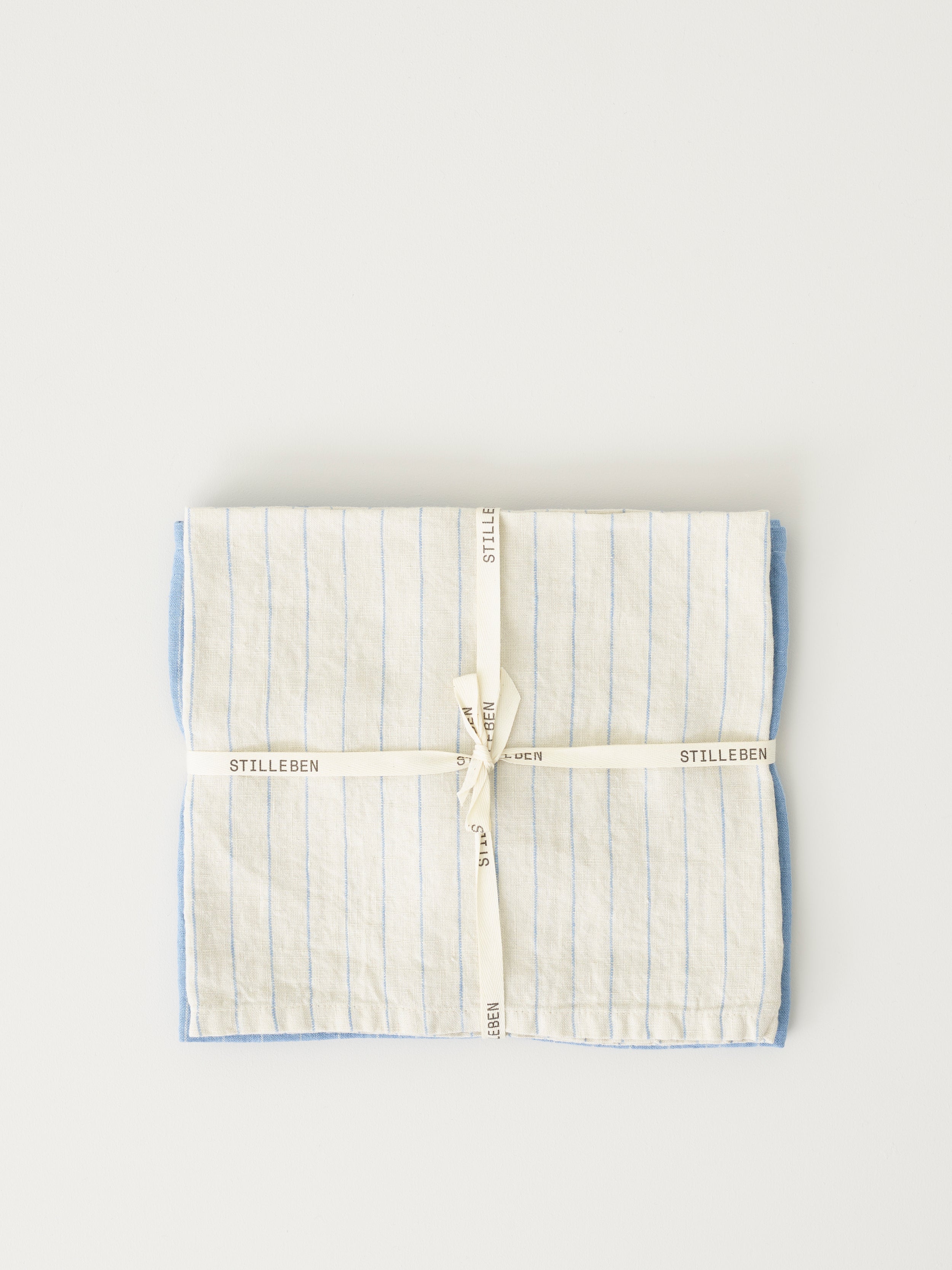 Stilleben kitchen towel limestone/blue