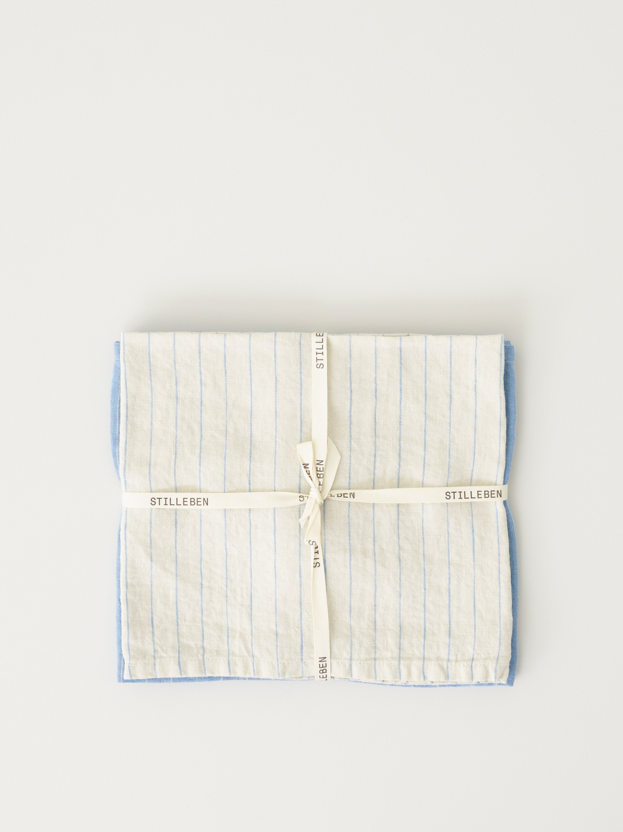 Stilleben kitchen towel limestone/blue