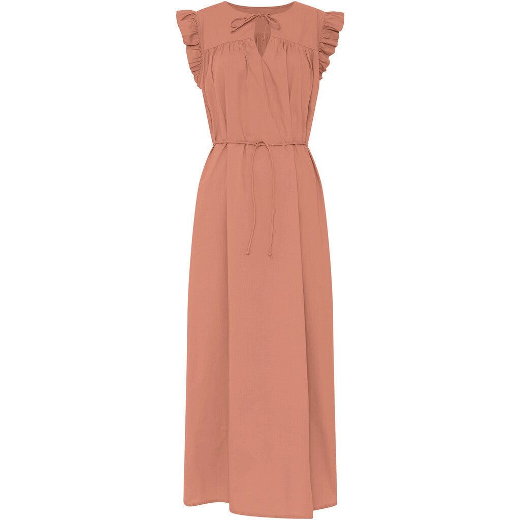 Frau Stockholm long dress cameo brown