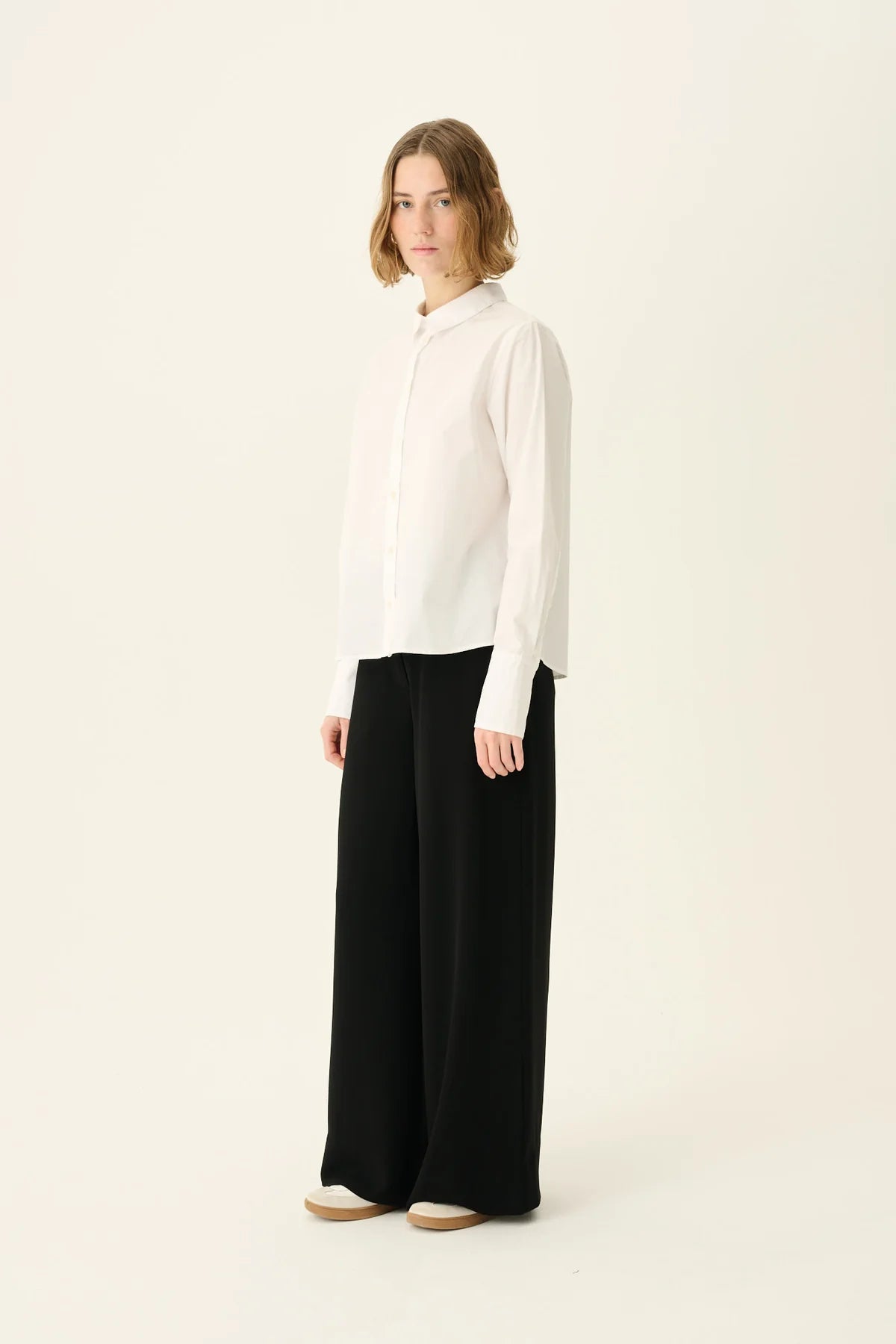 Rue De Tokyo Sylina Poplin skjorte white
