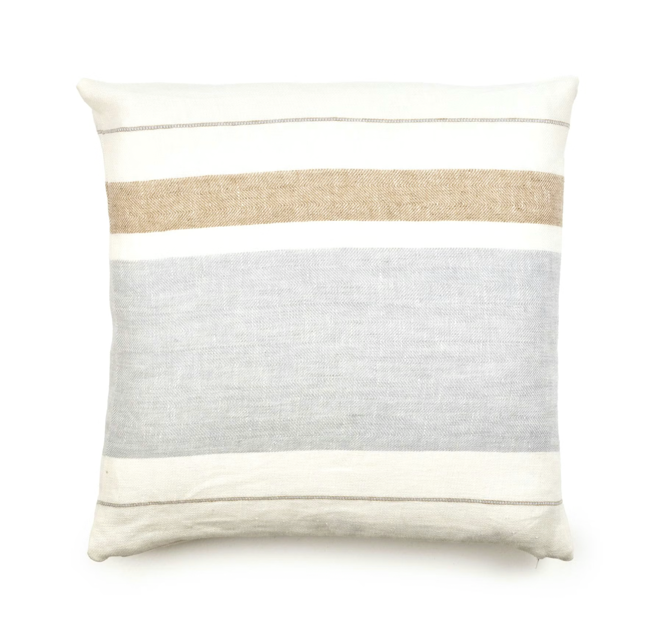 Libeco the belgian pudebetræk hør Oyster stripe