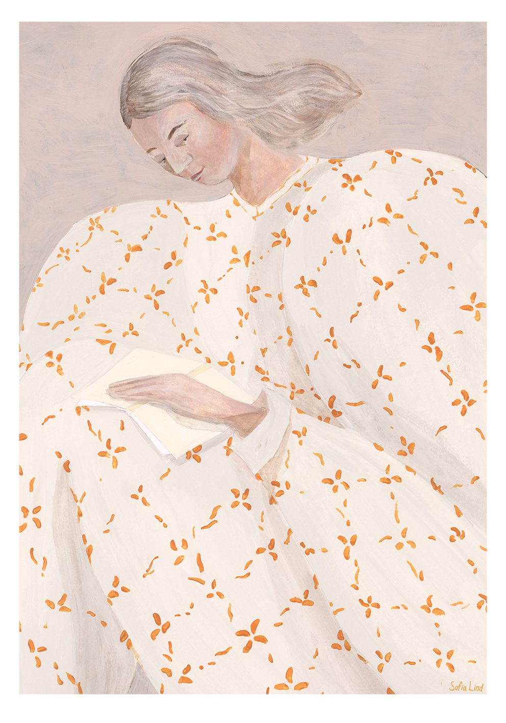 Sofia Lind Secret notes A5 art card