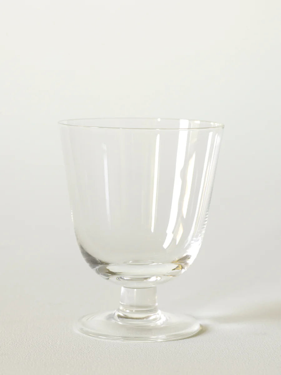Stilleben concave wineglass glat clear