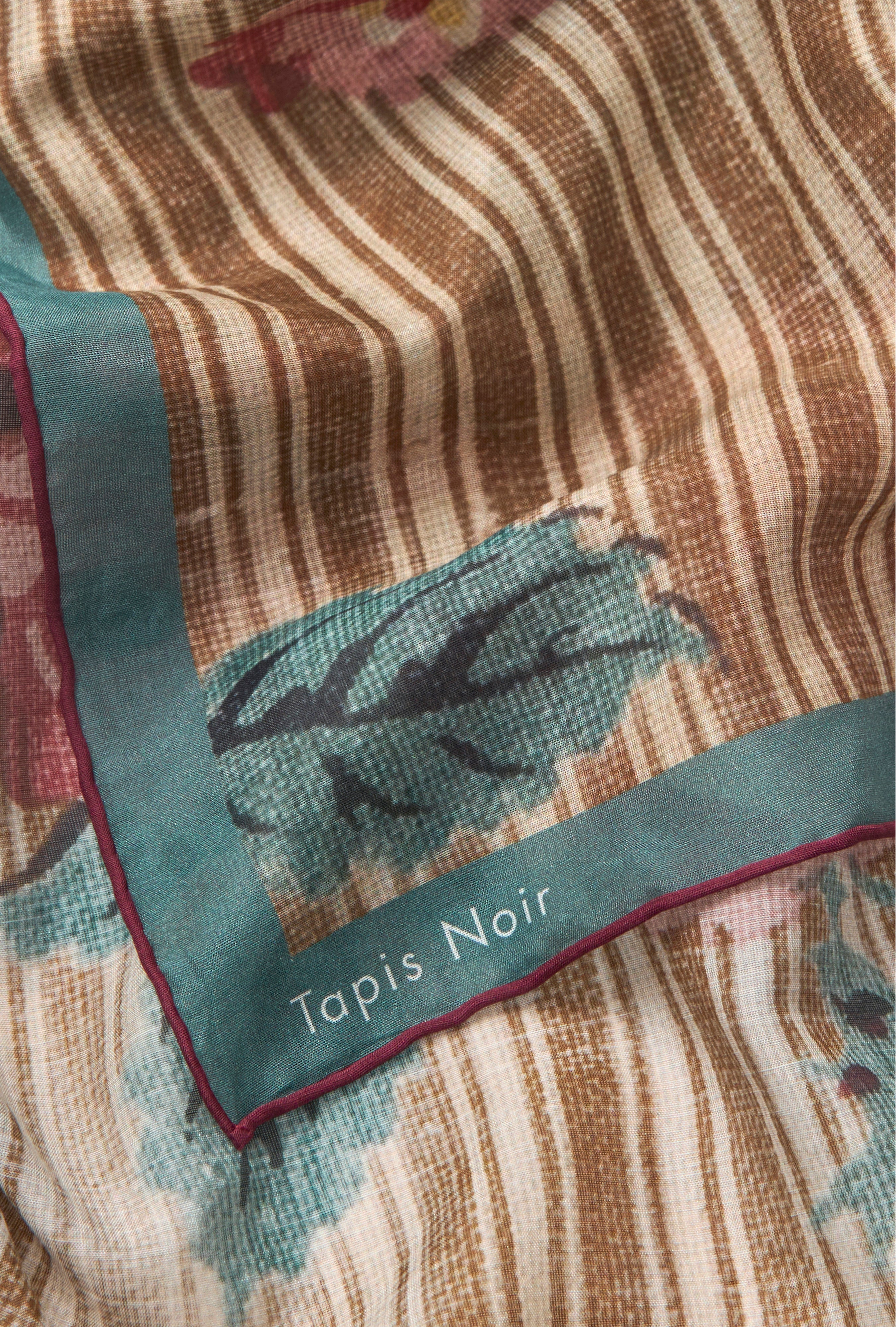 Tapis Noir light Delilah scarf Brown