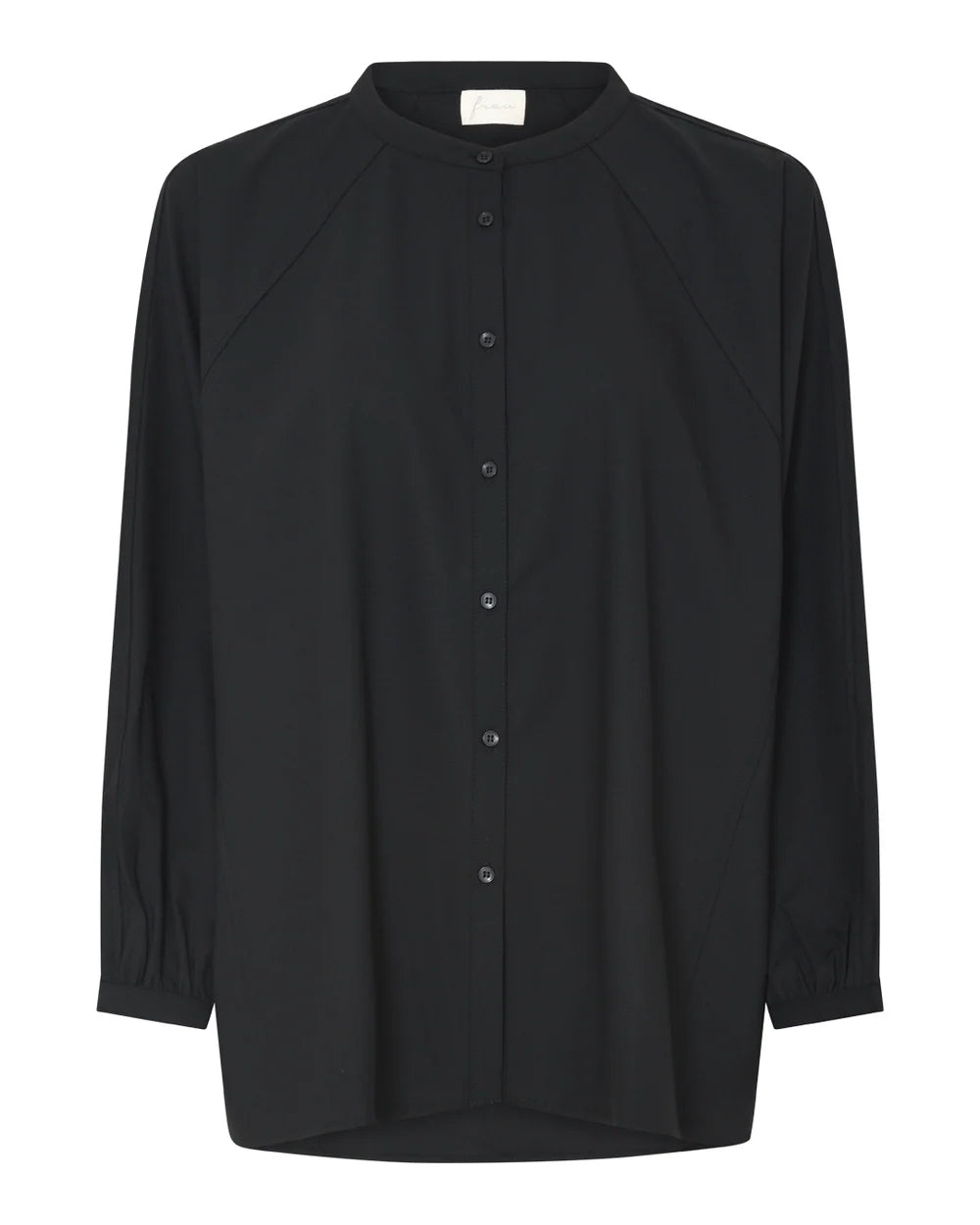 Frau Tokyo light wool shirt Sort