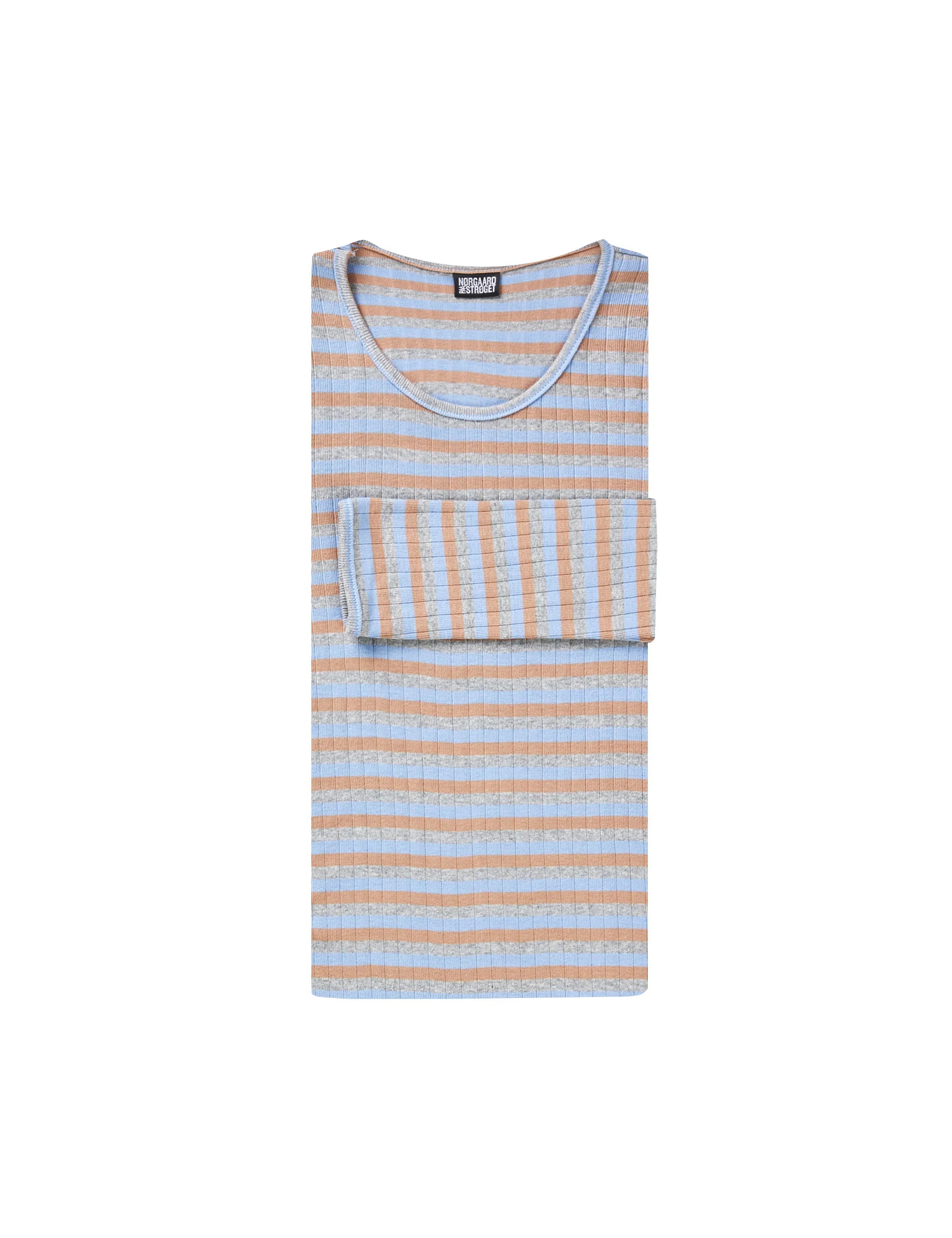 Nørgaard på Strøget 101 Tricolore camel/blue/greymelange